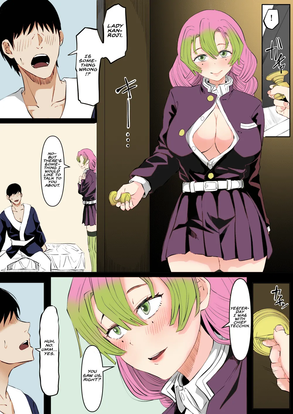 [Goma Gorilla] Bitch Kanroji Mitsuri 1-4 | The Slut Mitsuri Kanroji 1-4 (Kimetsu no Yaiba) [English] [Proyectoanimeh] [Colorized] - Page 9