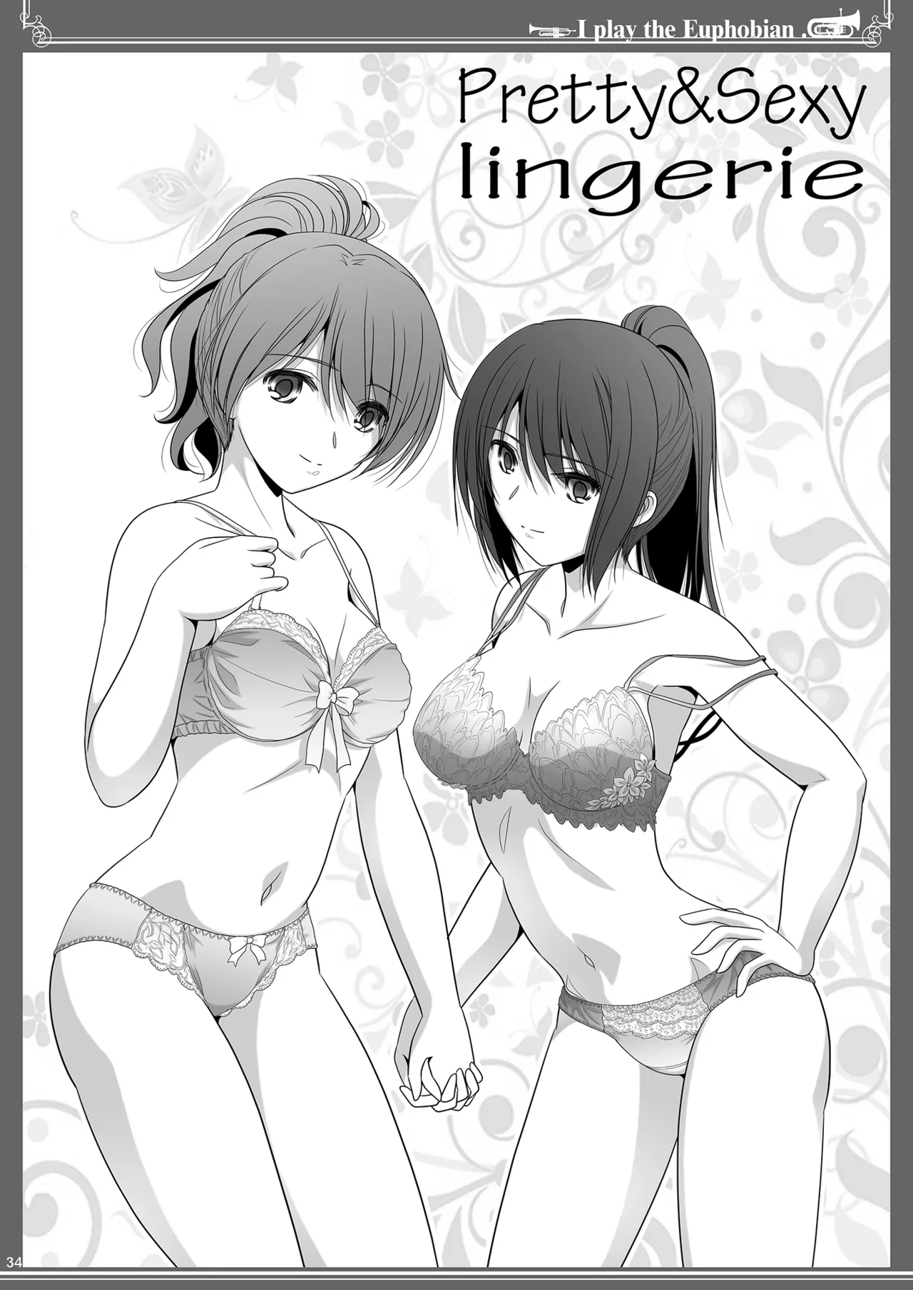 Euphobian no Hibiki Octet - Euphobian will resound. page 34 featuring reina kousaka hibike euphonium parody - females only yuri hentai manga - read online free