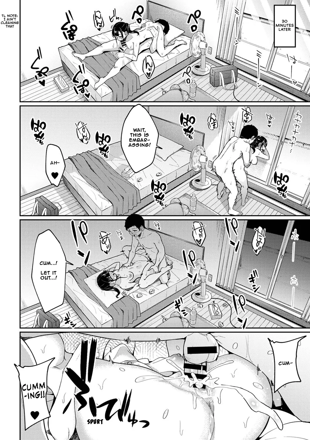 Asa Okitara Imouto ga Hadaka Apron Sugata datta node Hamete Mita | I Woke Up to my Naked Apron Sister and Tried Fucking Her Ch. 1-14 page 213 - squirting sweating hentai manga - read online free