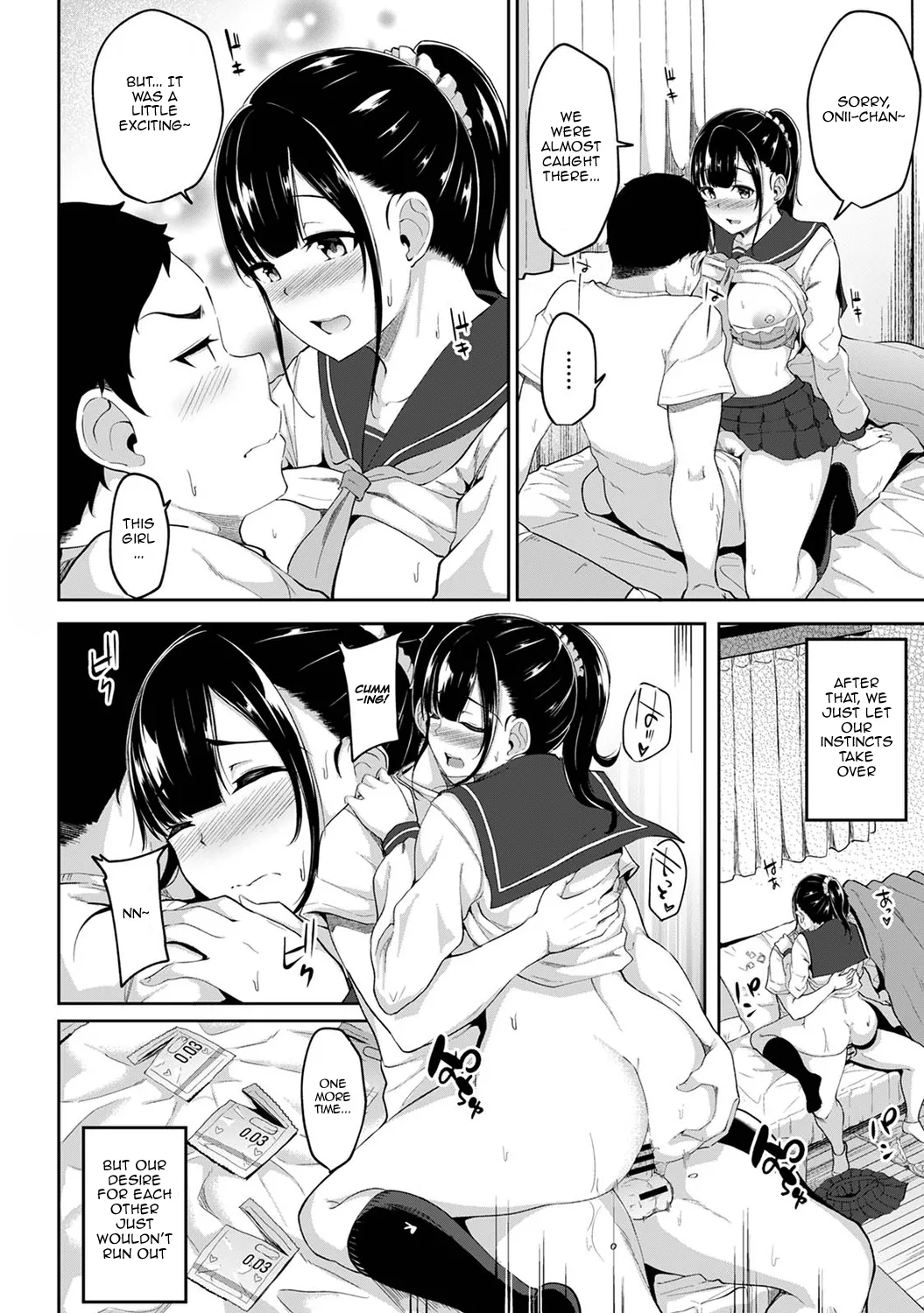 Asa Okitara Imouto ga Hadaka Apron Sugata datta node Hamete Mita | I Woke Up to my Naked Apron Sister and Tried Fucking Her Ch. 1-14 page 39 - squirting sweating hentai manga - read online free