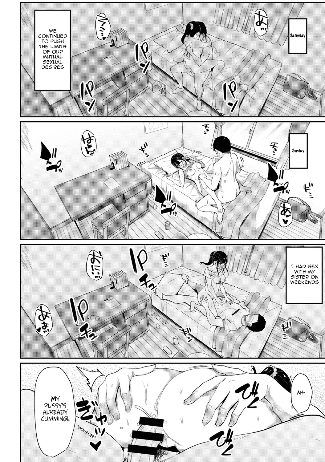 Asa Okitara Imouto ga Hadaka Apron Sugata datta node Hamete Mita | I Woke Up to my Naked Apron Sister and Tried Fucking Her Ch. 1-14 page 61 - squirting sweating hentai manga - read online free