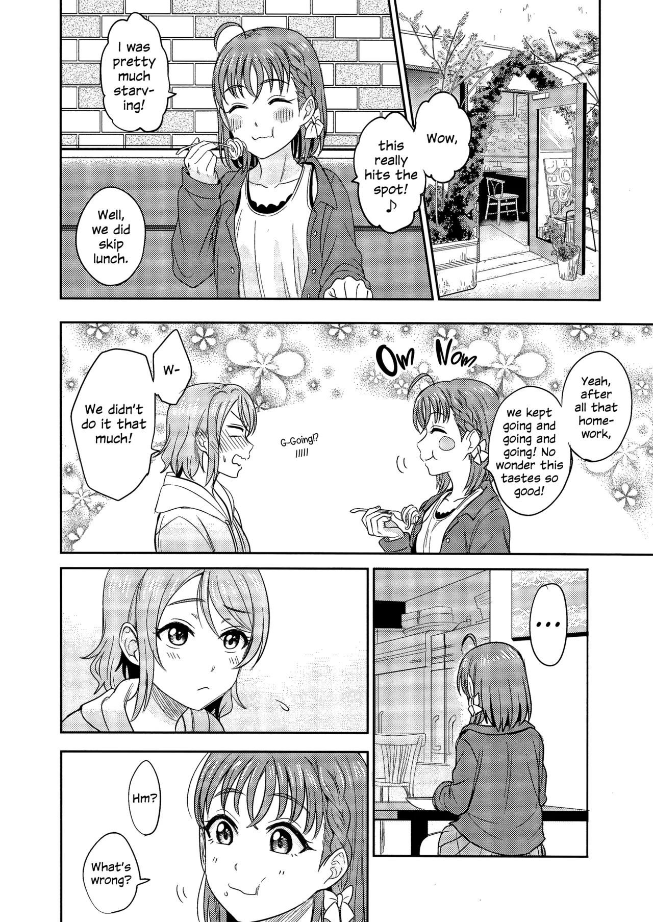 Hold Me Tight page 30 featuring chika takami love live sunshine parody - cunnilingus females only hentai manga - read online free