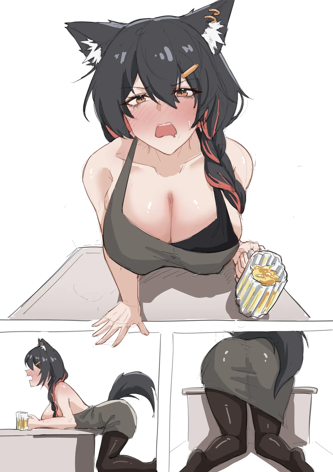 搬家后住在隔壁的人妻（？）德克萨斯 page 11 featuring texas arknights parody - big breasts kemonomimi hentai manga - read online free