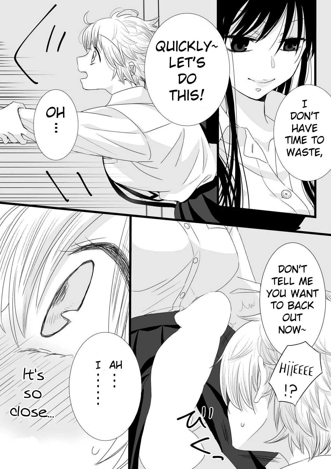 Futanari Joshi to Hatsu Ecchi Shimashita page 15 original parody - futanari schoolgirl uniform hentai manga - read online free