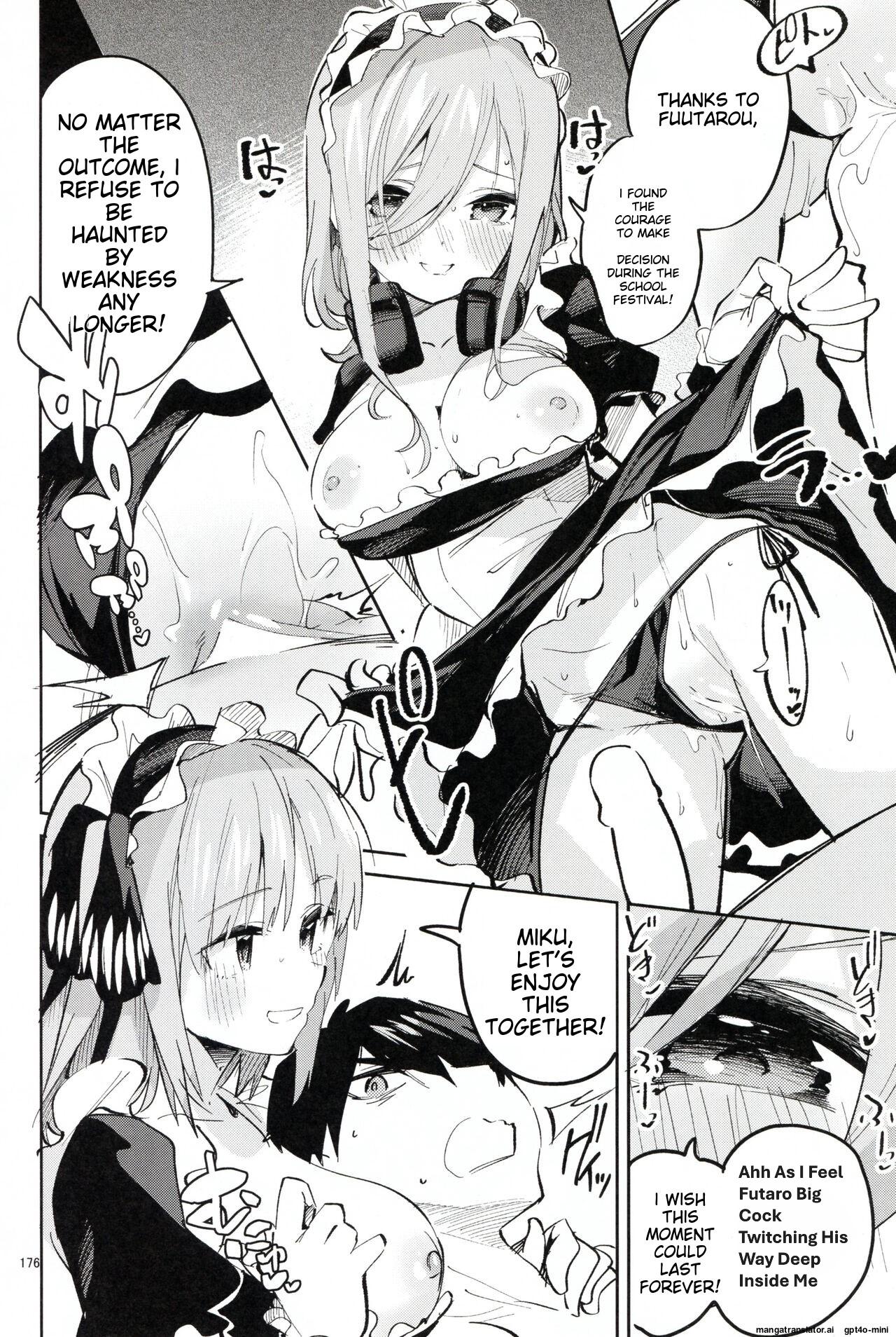 5/5 no Baai +1 page 24 featuring ichika nakano gotoubun no hanayome parody - maid ffm threesome hentai manga - read online free