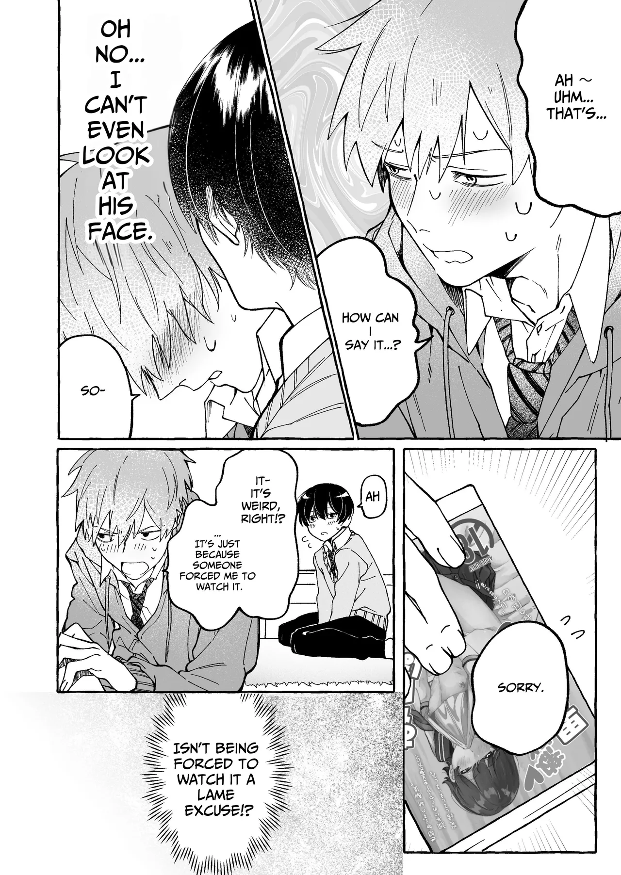 Tatoeba dakedo Ore no koto mo Idakeru? | For example, could you make love to me too? page 12 original parody - schoolboy uniform condom hentai manga - read online free