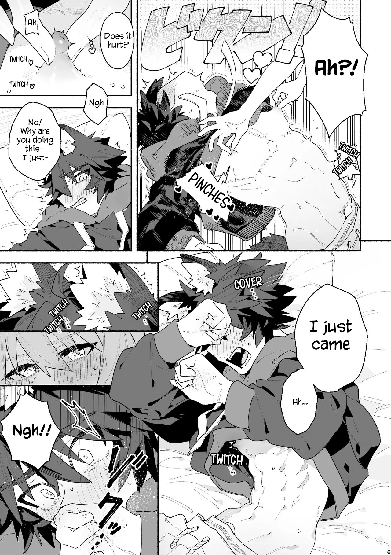 Boy For Bottom: Bunny Girl x Wolf Boy page 14 original parody - wolf boy full censorship hentai manga - read online free