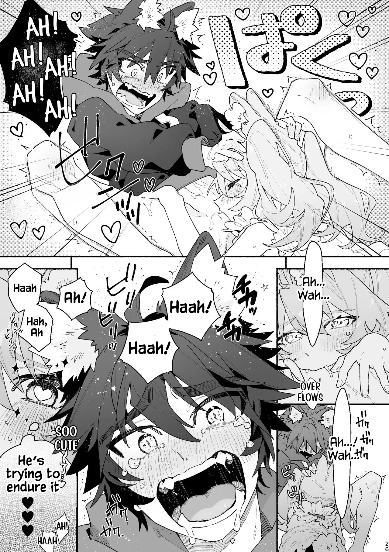 Boy For Bottom: Bunny Girl x Wolf Boy page 24 original parody - wolf boy full censorship hentai manga - read online free