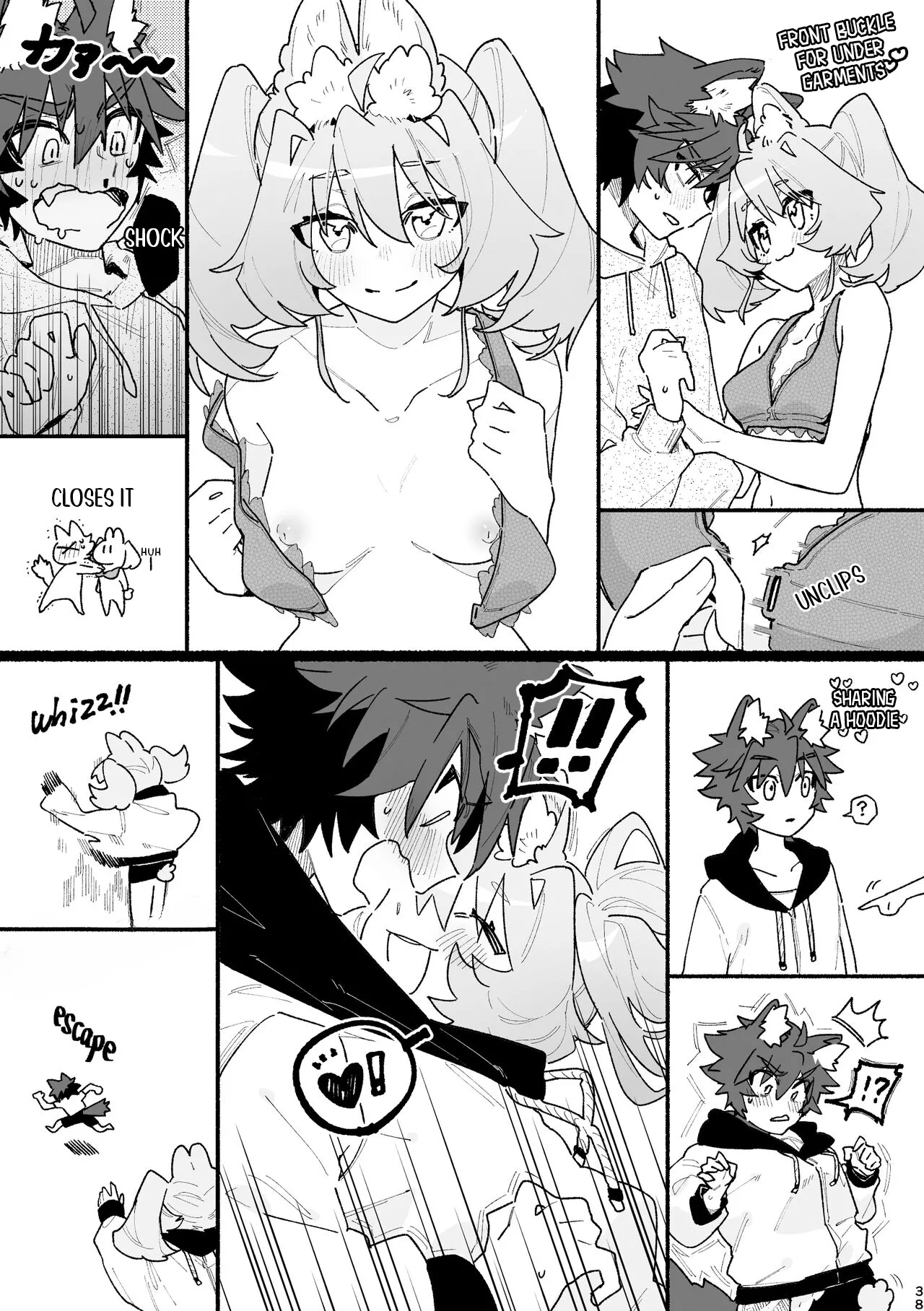 Boy For Bottom: Bunny Girl x Wolf Boy page 40 original parody - wolf boy full censorship hentai manga - read online free
