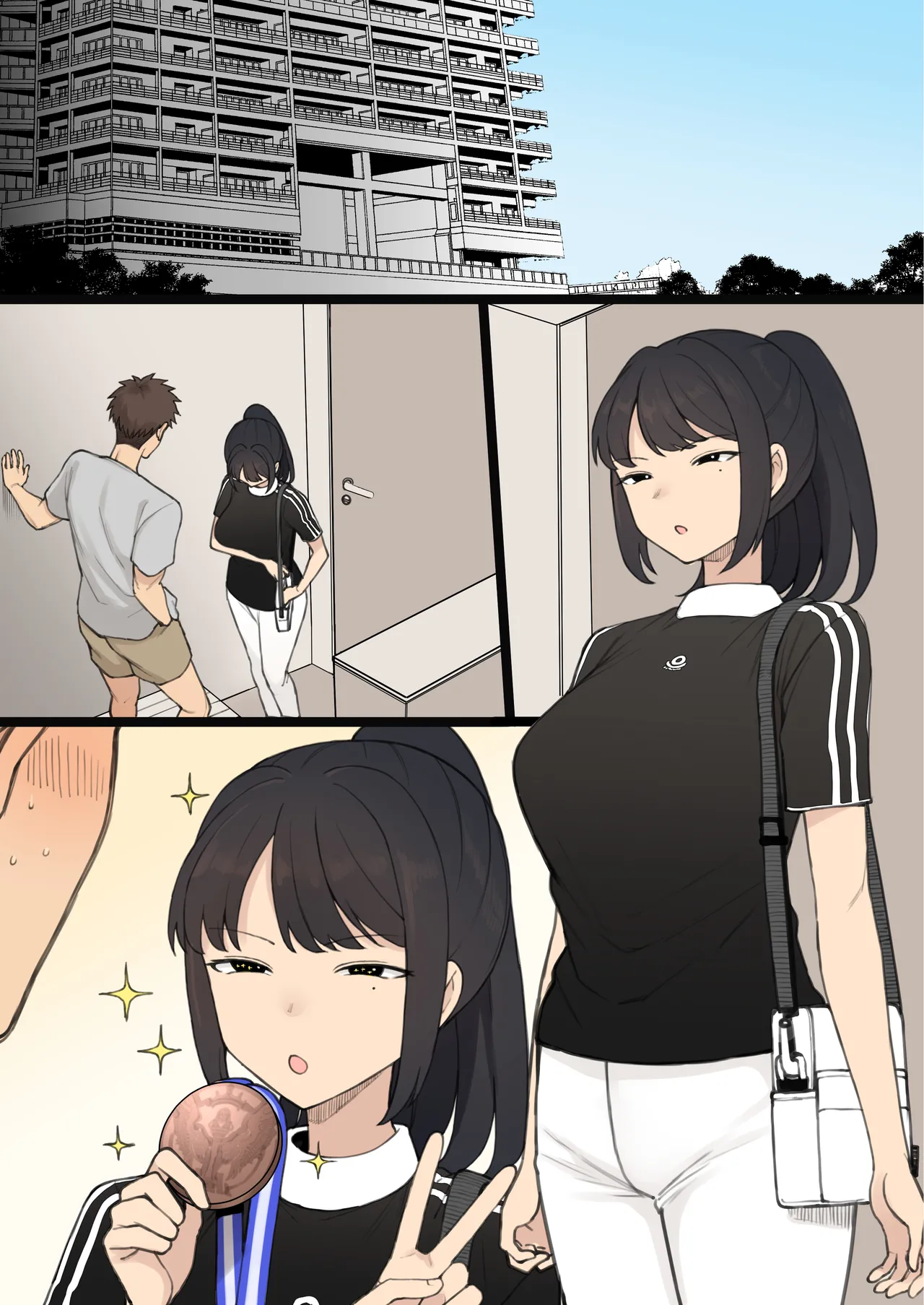 Athletic x Couple x Cuckold page 46 original parody - big breasts chastity belt hentai manga - read online free