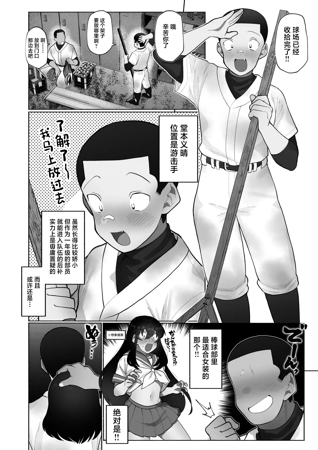 Gasshuku de Seiyoku ga Tamatta node Yakyuubu Bouzu Kouhai o Josou sasete Buchi Okasu. + Yakyuubu Bouzu Kouhai to no Sonogo - Page 3