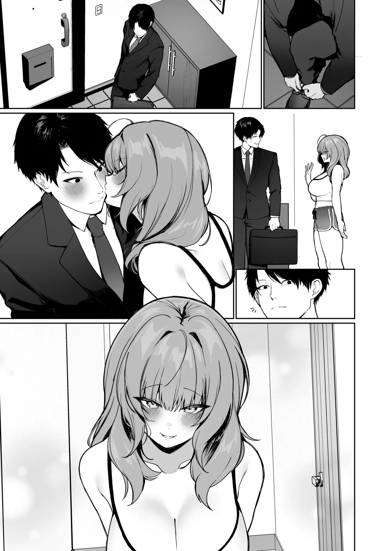 Kyorikan ga Bugtteru Gimai ga Isshou Icha Love Shitekuru page 65 original parody - inseki kissing hentai manga - read online free