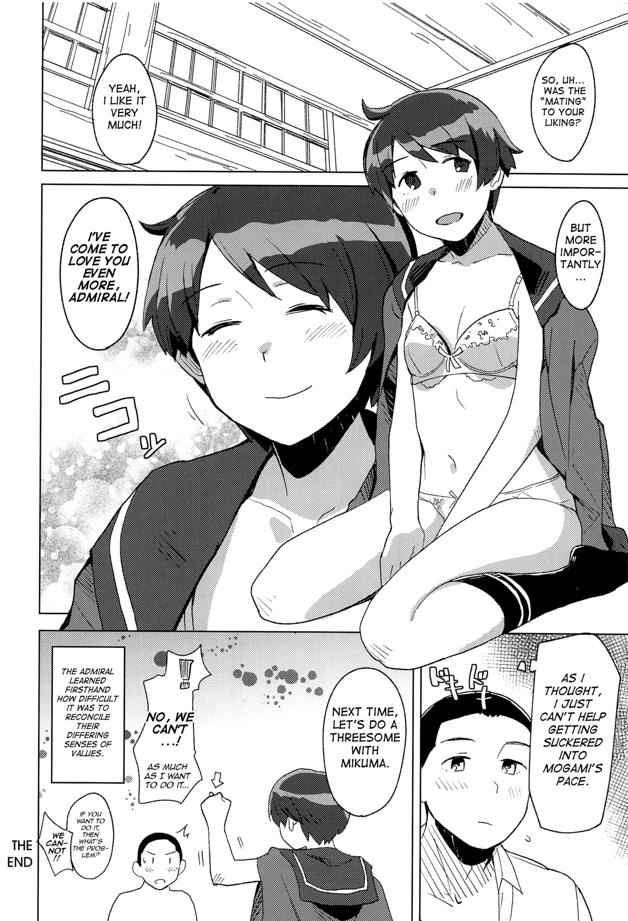 Superlative! page 19 featuring mogami kantai collection parody - full censorship schoolgirl uniform hentai manga - read online free
