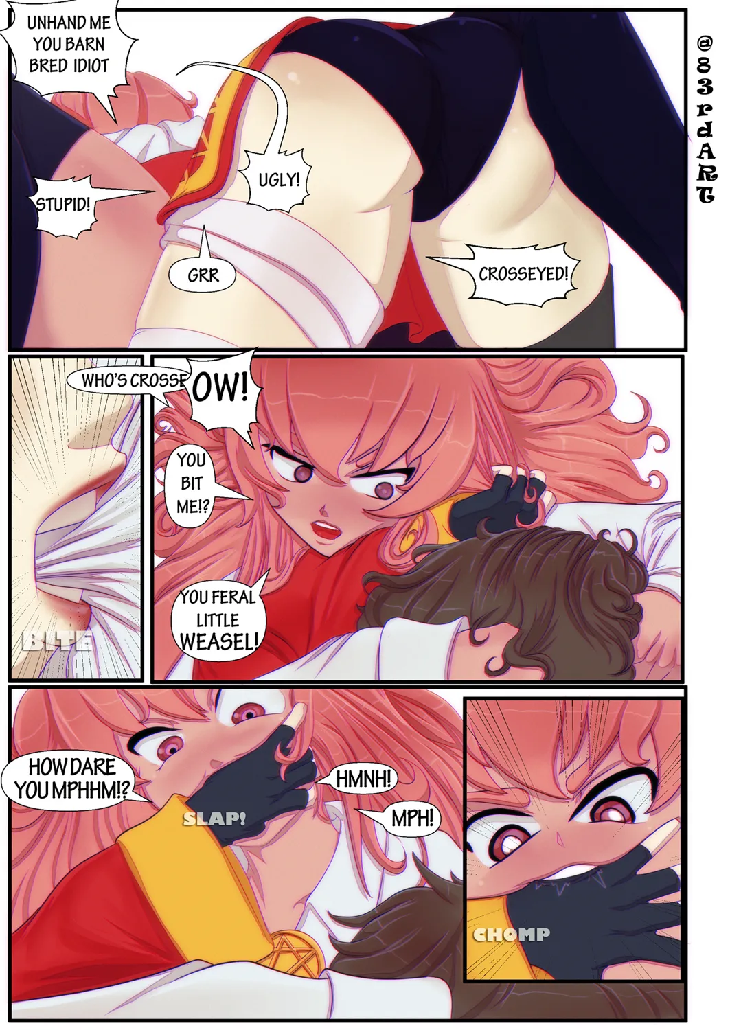 Intermittent Explosive Disorder page 15 featuring louise francoise le blanc de la valliere zero no tsukaima parody - catfight hentai manga - read online free