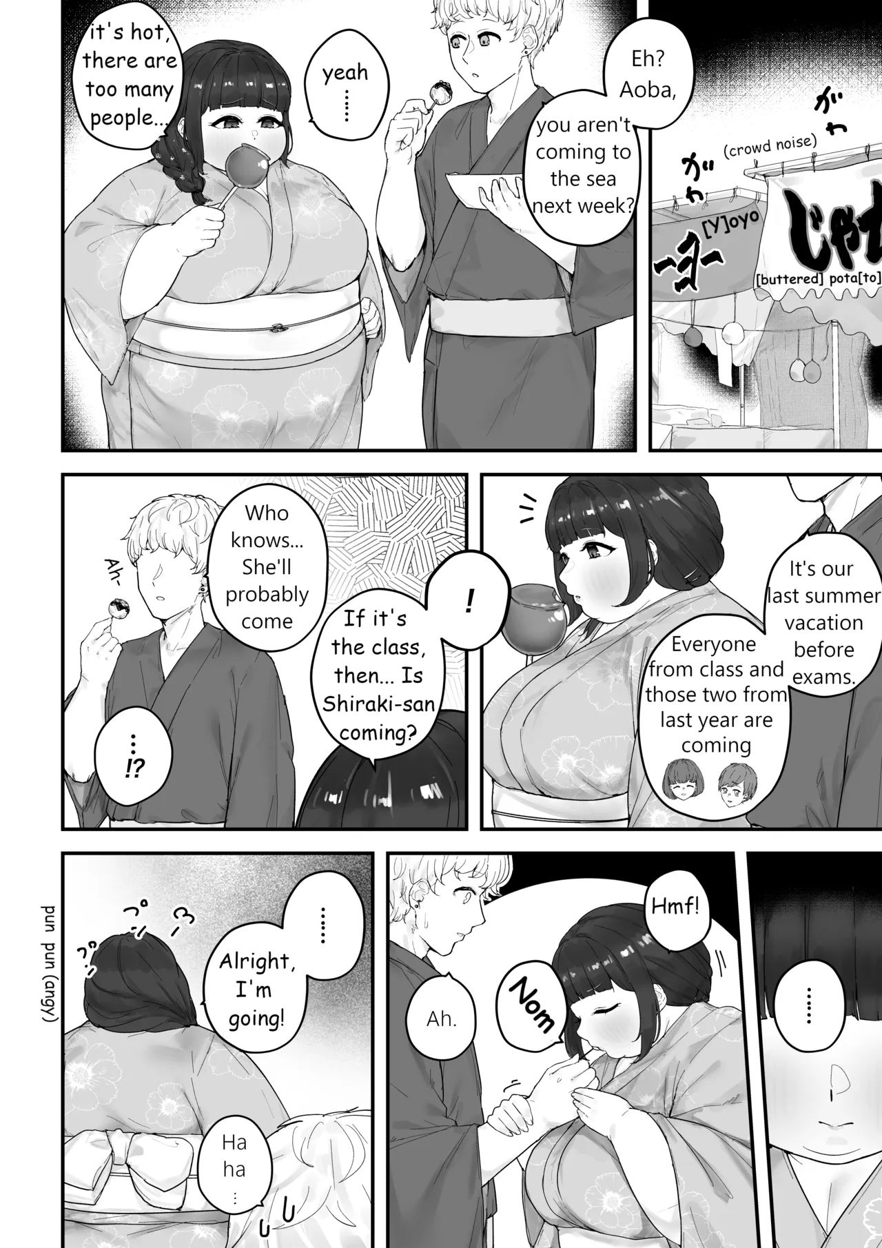 Aoba's Weight Gain page 38 original parody - bbw weight gain hentai manga - read online free