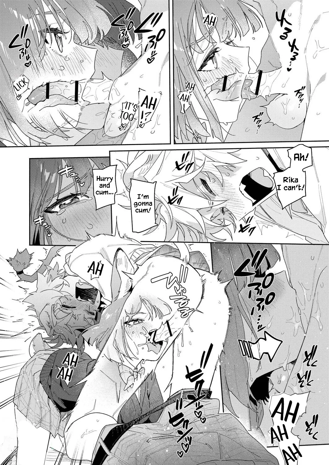 [usachanGET] Kimi no Koe de Boku o Tokashite ~ Lion-kun no Binkan na Omimi~ | Melt me with your voice - Lion-kun's sensitive ears ♡ [English] [Lunaslurp] page 20 original parody - schoolboy uniform femdom hentai manga - read online free