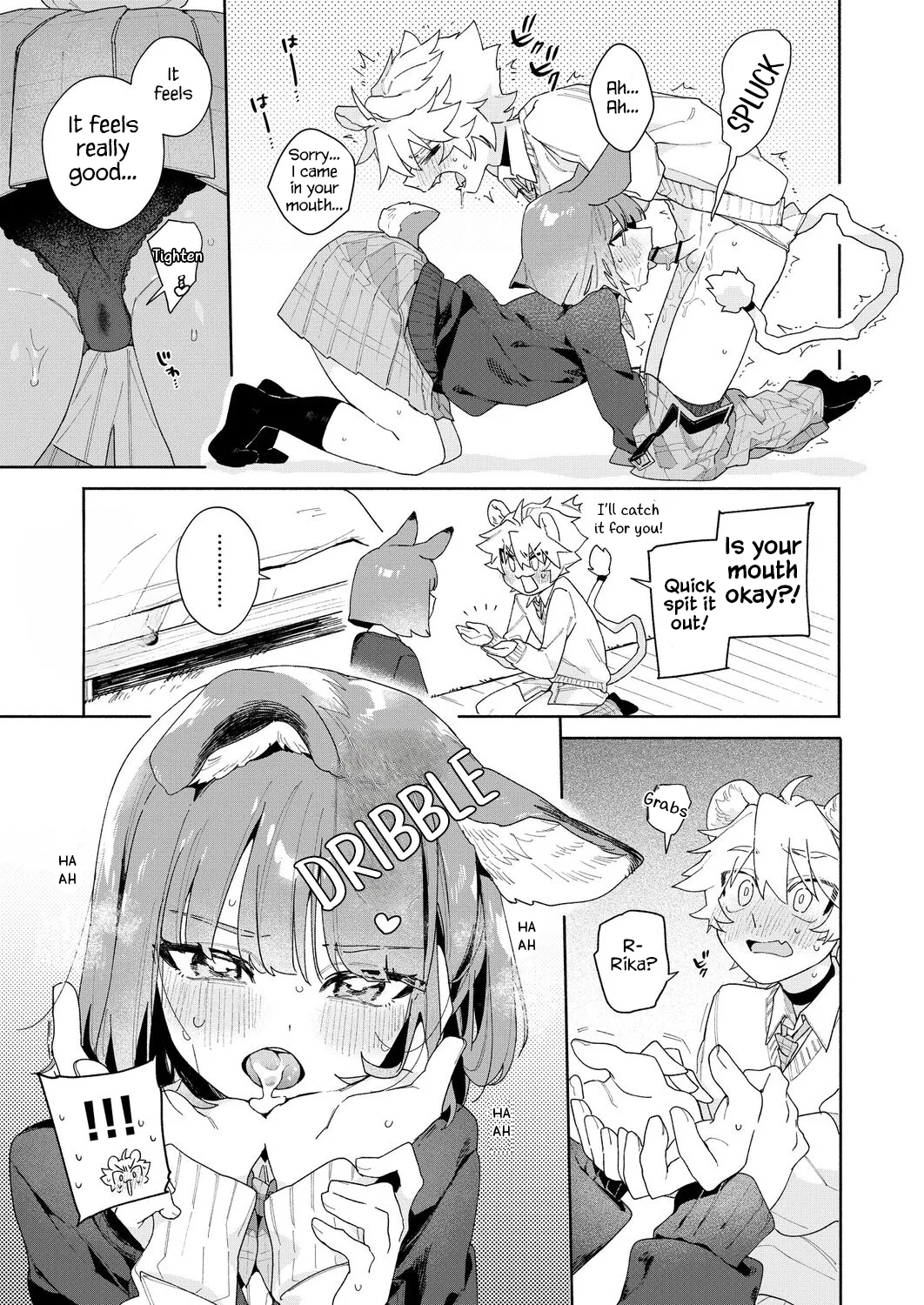 [usachanGET] Kimi no Koe de Boku o Tokashite ~ Lion-kun no Binkan na Omimi~ | Melt me with your voice - Lion-kun's sensitive ears ♡ [English] [Lunaslurp] page 21 original parody - schoolboy uniform femdom hentai manga - read online free