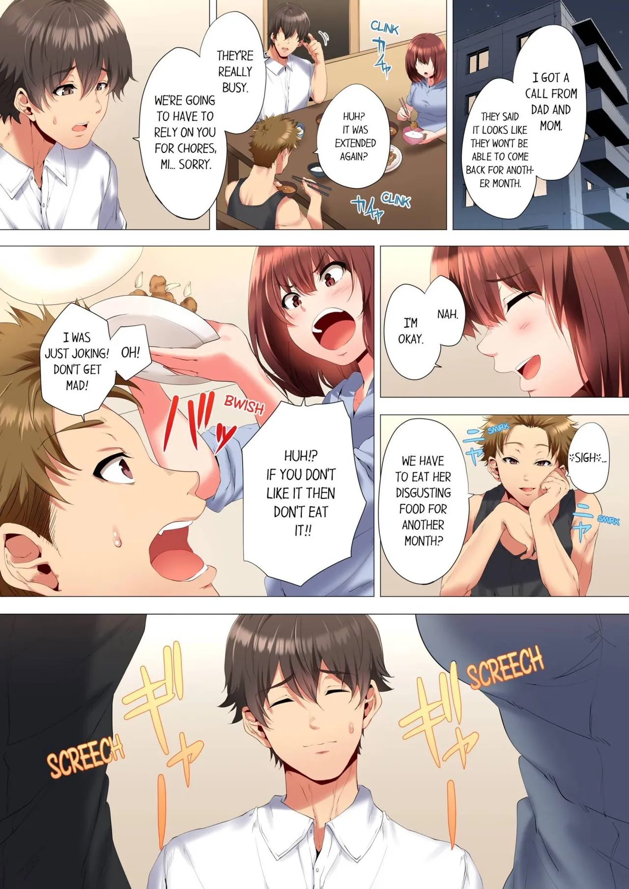 [Kanitomato] Futari de Watashi o Ikasenaide...! ~Kurayami, Majiwaru Kyoudai Futon~ 1-2 | My 2 Step-Brothers are Ganging Up on Me! 1-2 [English] [Decensored] page 33 - inseki kissing hentai manga - read online free