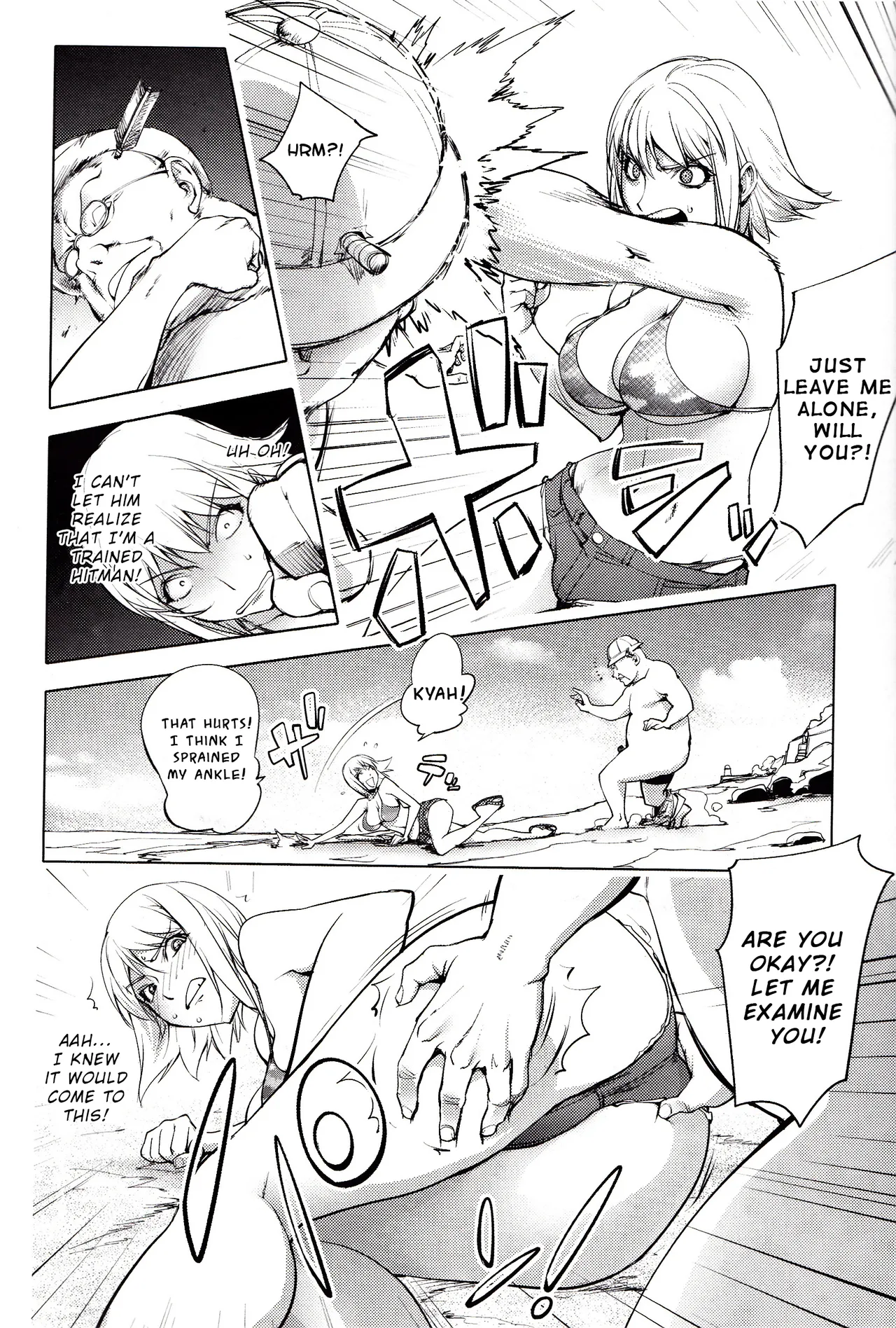 The Adventures of Suicide Man, The Woman Who Never Misses, and Hime-Chan page 246 - business suit big breasts hentai manga - read online free