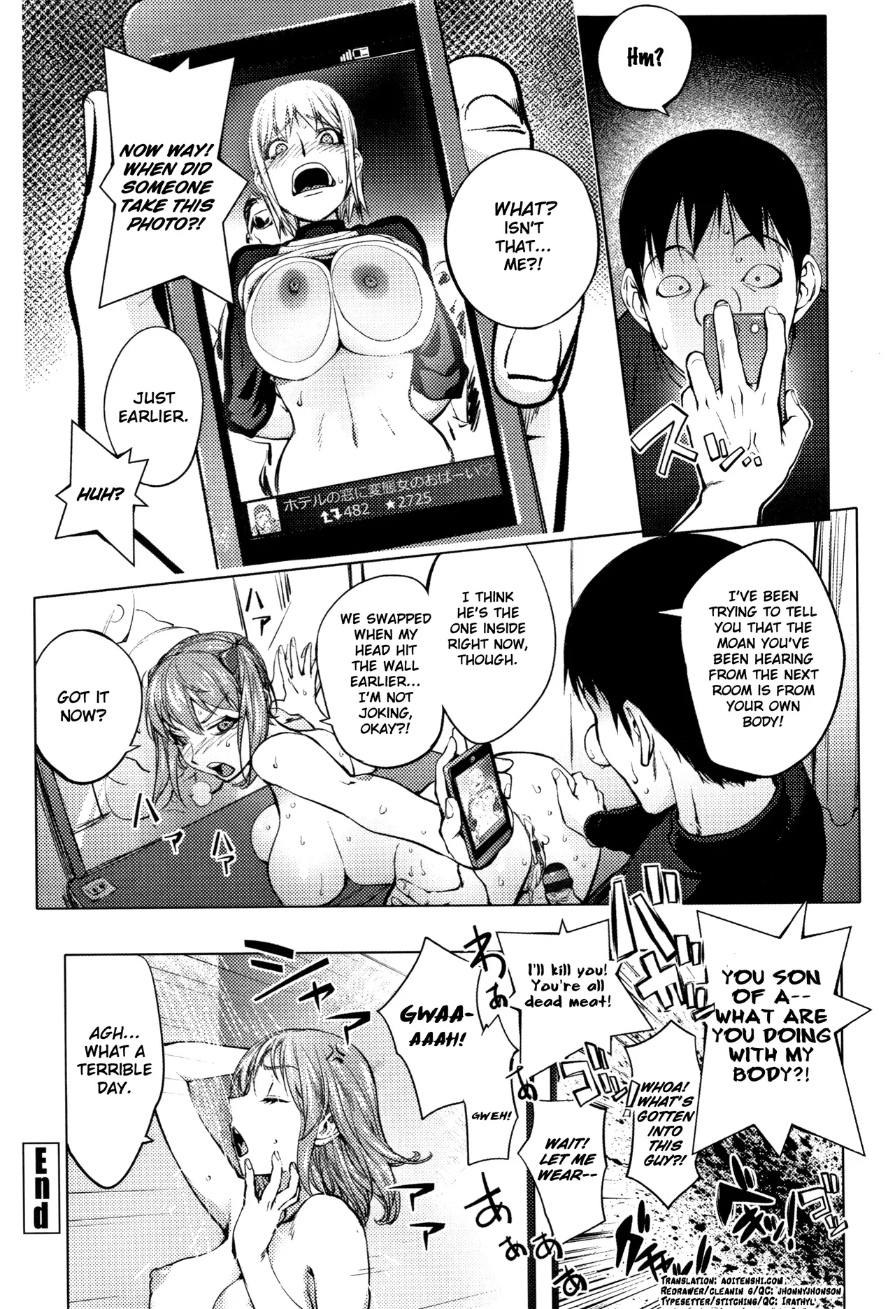 The Adventures of Suicide Man, The Woman Who Never Misses, and Hime-Chan page 300 - business suit big breasts hentai manga - read online free