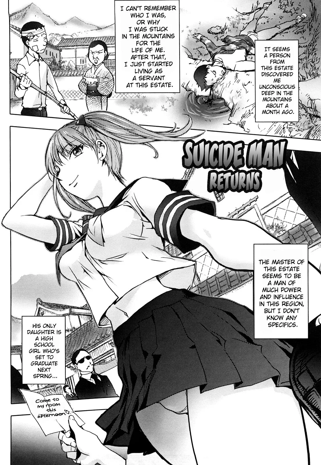The Adventures of Suicide Man, The Woman Who Never Misses, and Hime-Chan page 58 - business suit big breasts hentai manga - read online free