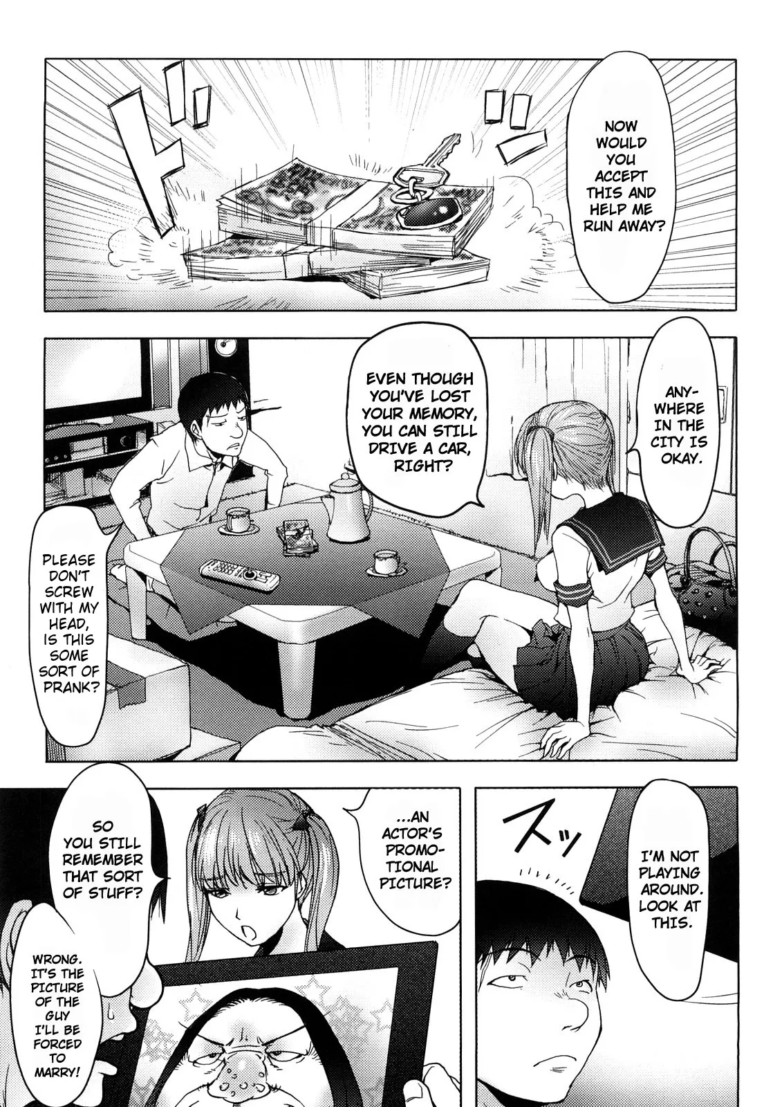 The Adventures of Suicide Man, The Woman Who Never Misses, and Hime-Chan page 59 - business suit big breasts hentai manga - read online free