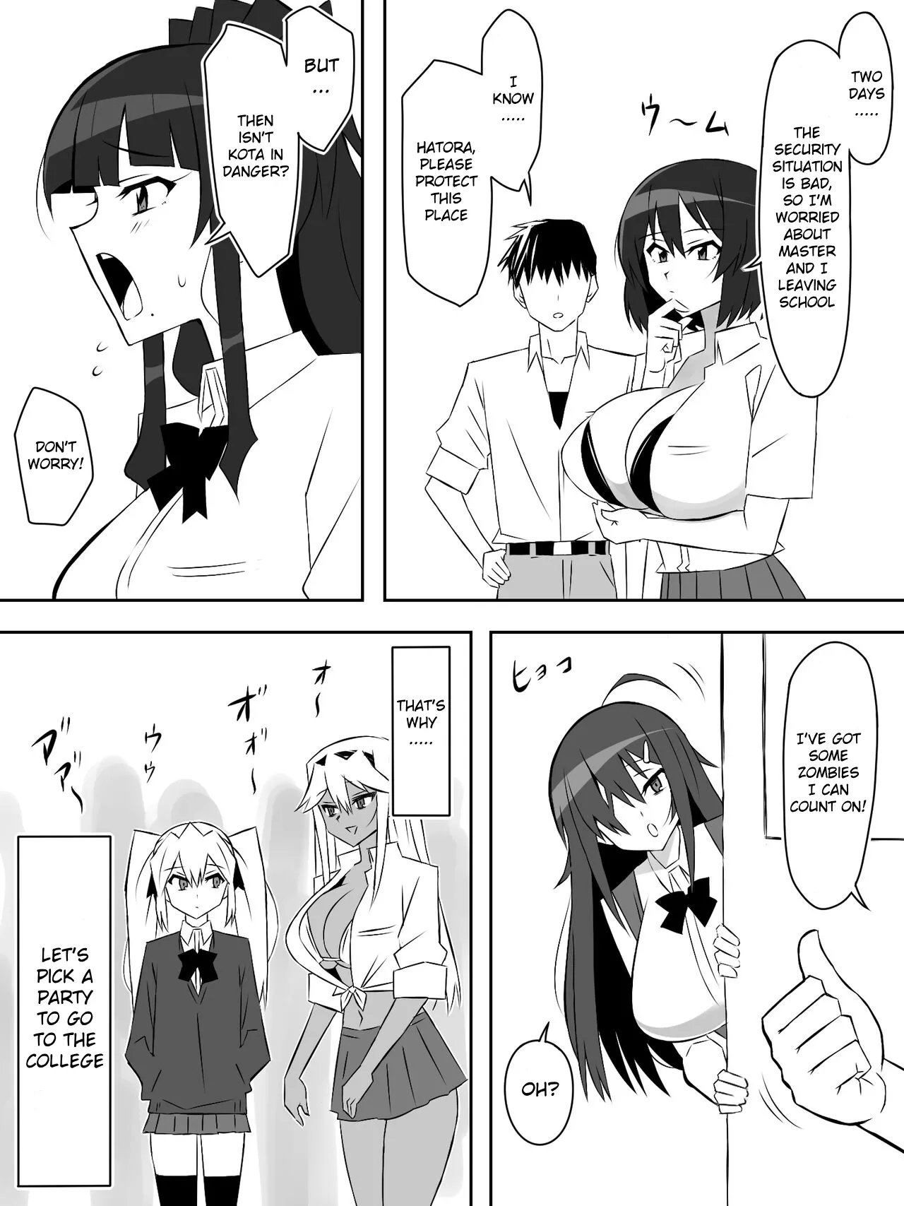 [Circle Kagemusha (Kagemusha)] Zombie Harem Life ~Koutai Mochi no Ore to Bakunyuu Zombie~ 6 [English] page 32 original parody - zombie big breasts hentai manga - read online free
