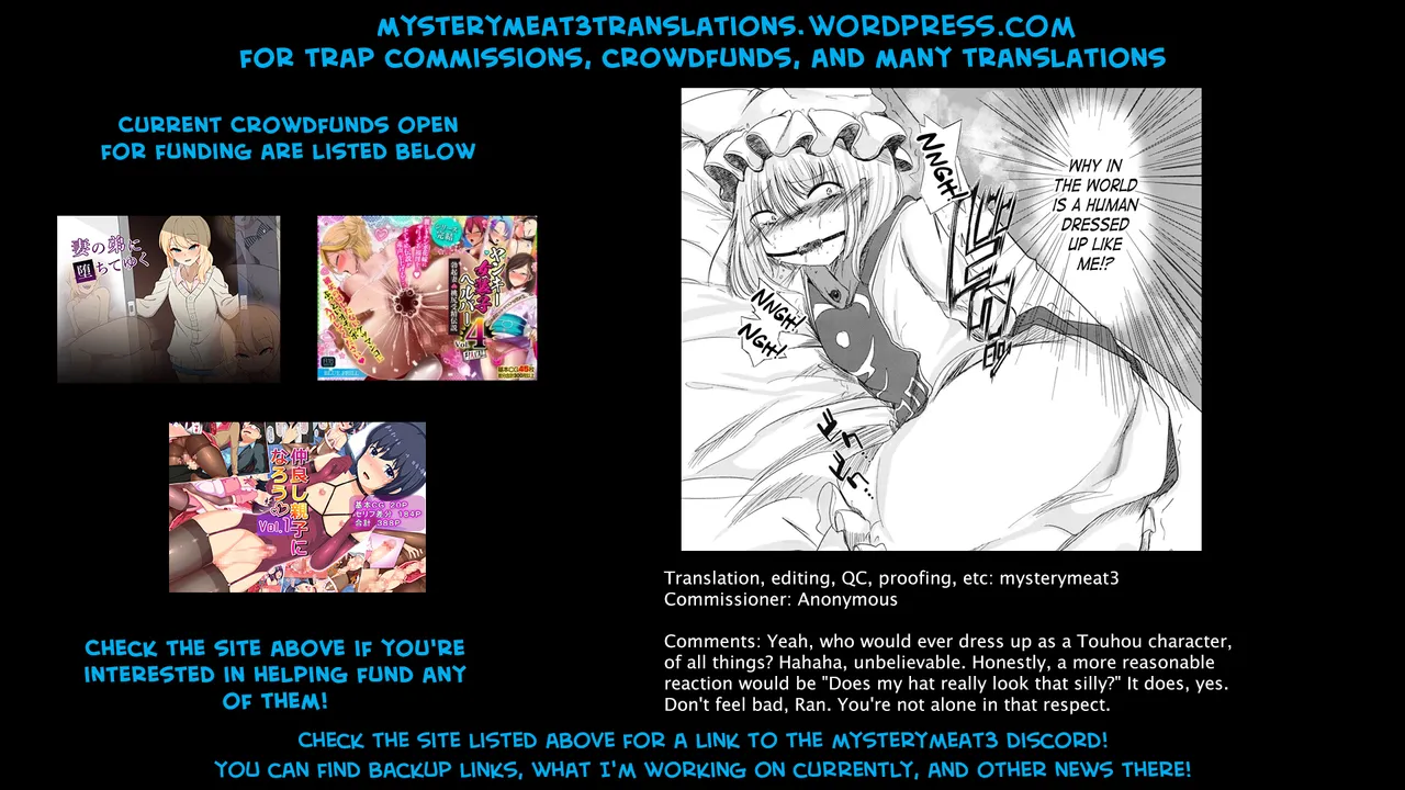 Futanari Ran-sama ni Josou Shumi no Boku ga Okasareru Hon page 25 featuring ran yakumo touhou project parody - futanari anal hentai manga - read online free