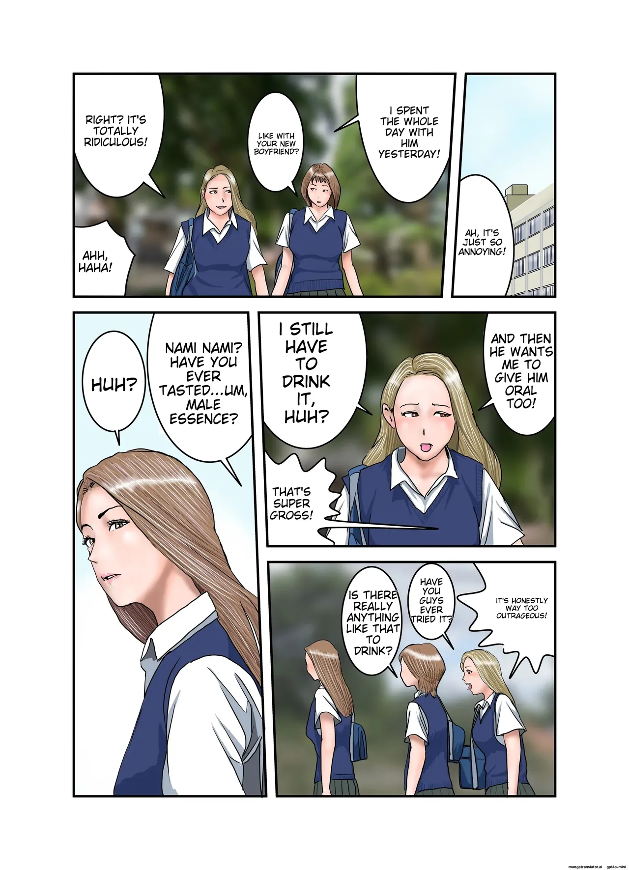Gal JK wa Boku no Mono page 12 original parody - glasses schoolgirl uniform hentai manga - read online free