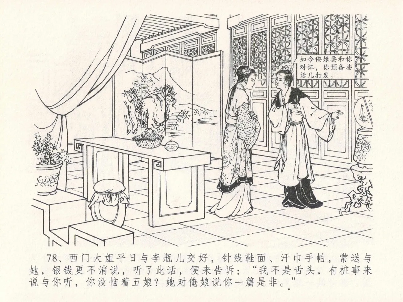 金瓶梅全传 二十五 嬉游蝴蝶巷 - Page 82