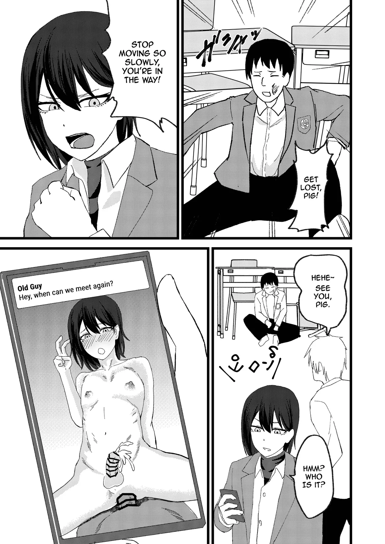 Katsuage ni Akita kara P-katsu Sagi Shitemita! | I Got Bored of Extorting People, So I Tried Sugar Daddy Scamming! + Bonus page 11 original parody - chastity belt piercing hentai manga - read online free