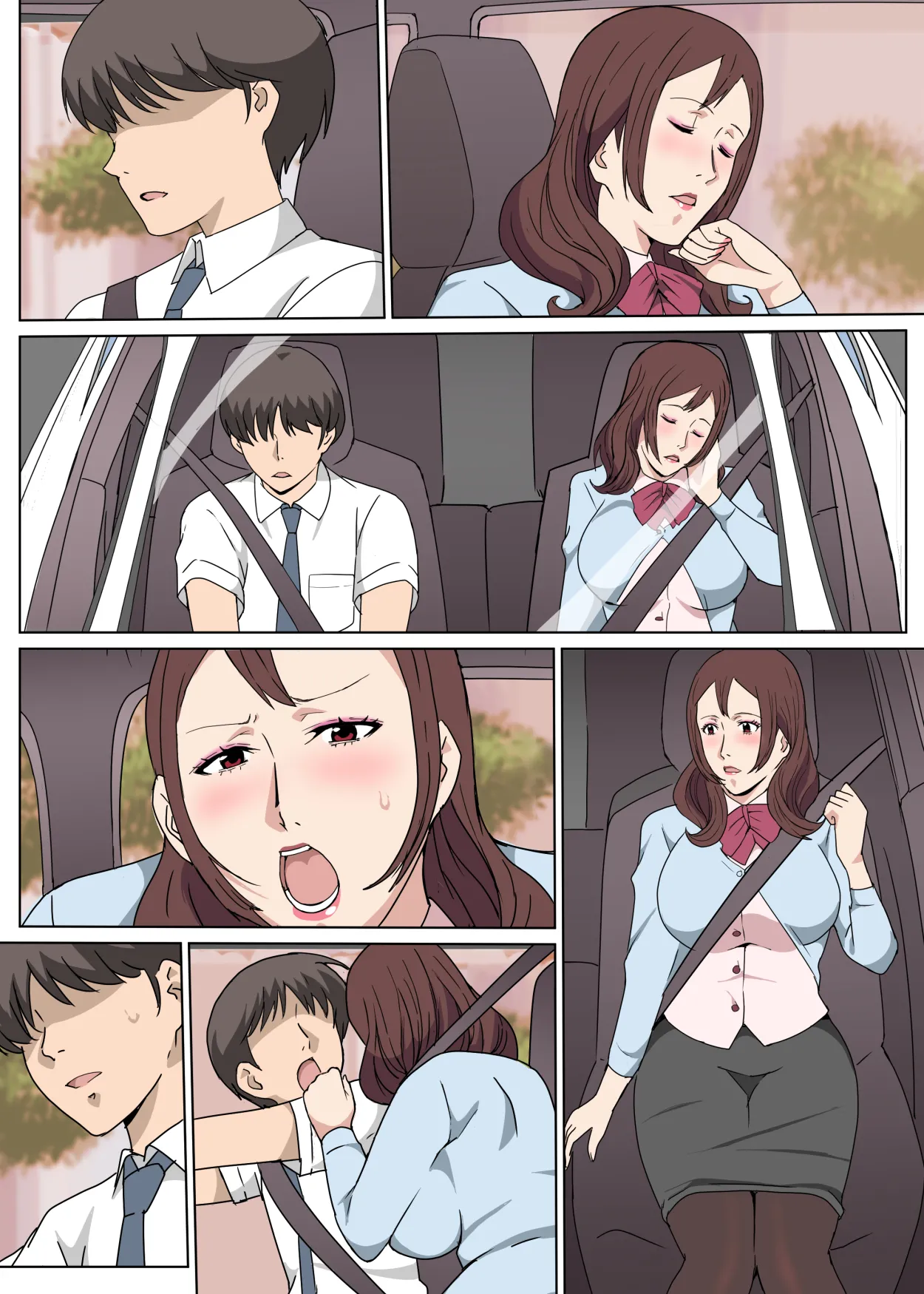 [Pairesshu] Kyouiku-gakari no Saeki-san to Kinmu-chuu ni Sex Shita Hanashi page 38 original parody - milf big breasts hentai manga - read online free