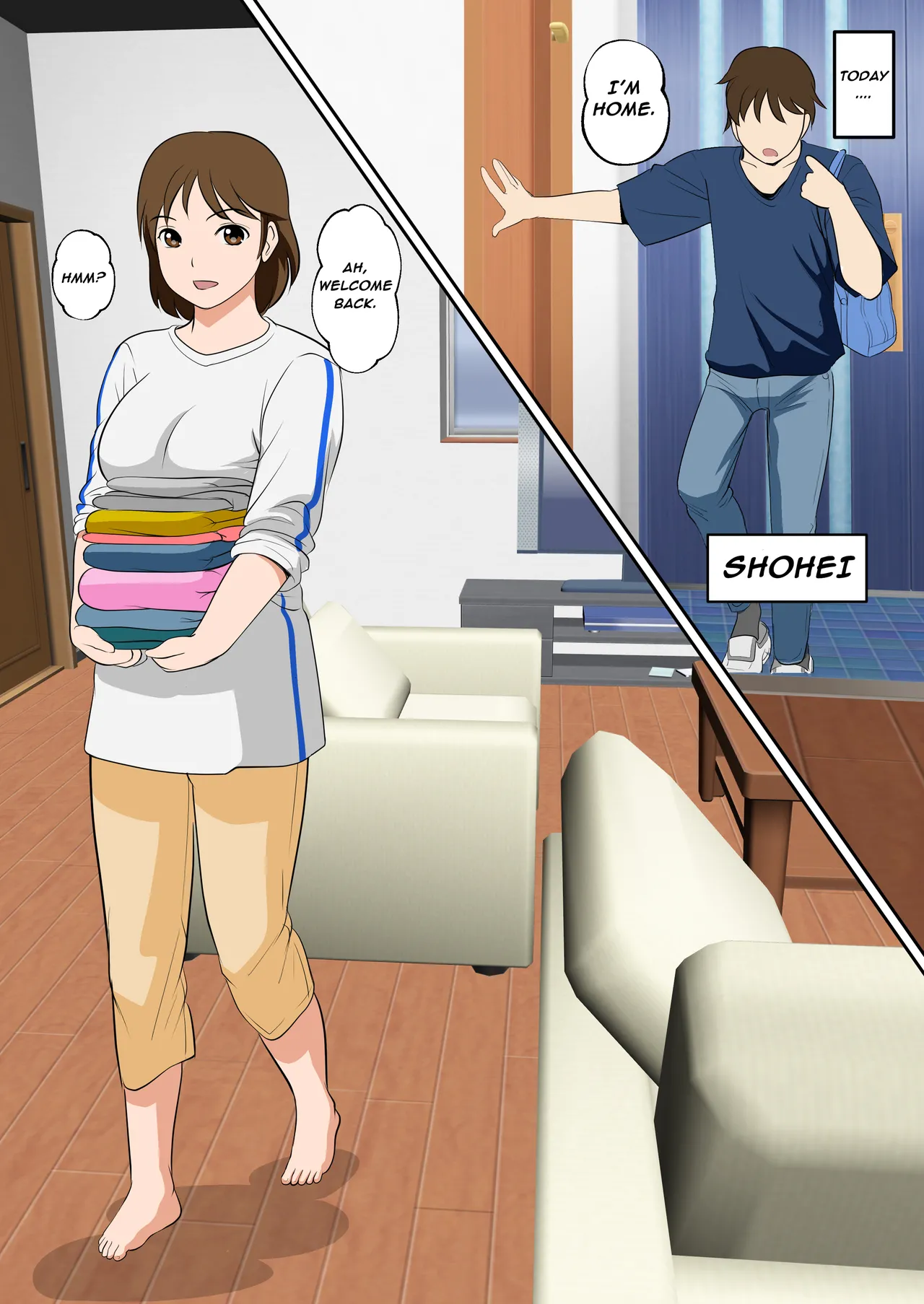 Toiu wake de, Hobo Zenra no Kaa-san ni Onegai Shitemita. 2 | My Friends With My Mother - Page 3