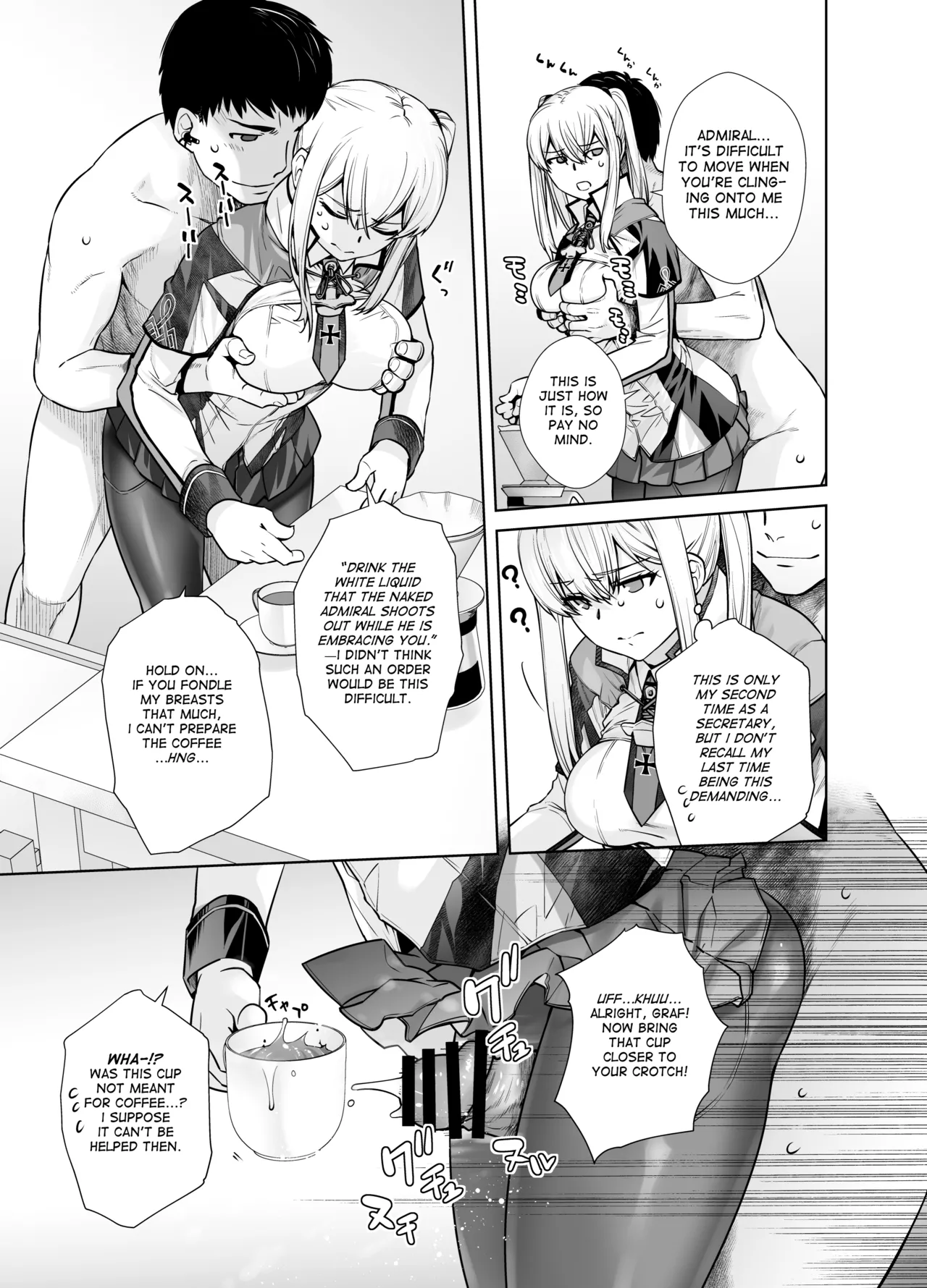 Joseiki no Kensa ga Ninmu ni Dou Eikyou ga Aru no ka... page 9 featuring teitoku kantai collection parody - military mind control hentai manga - read online free