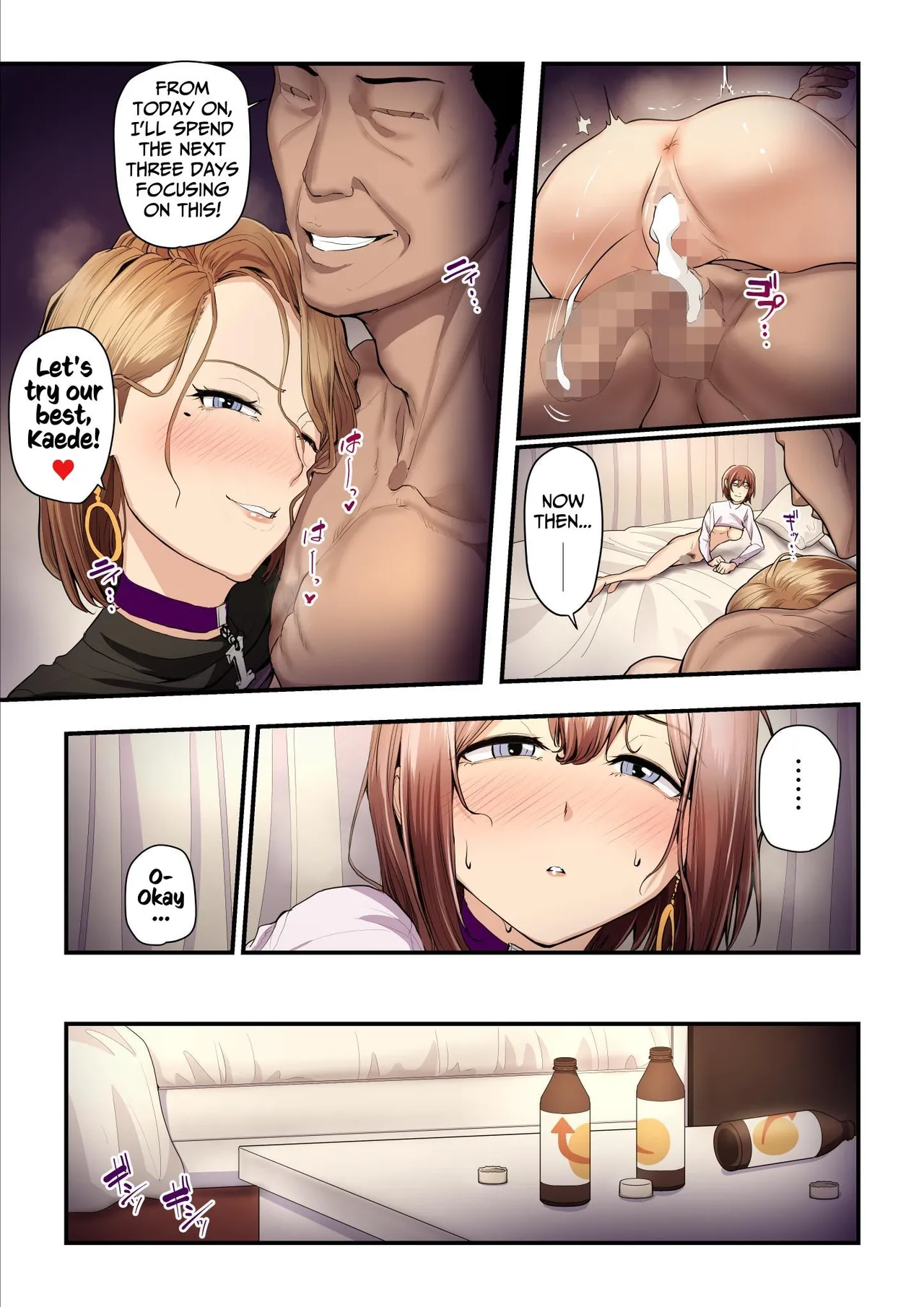 [Ura no Hikidashi (Nizii)] Pakokatsu Oji-san to Kaede-chan (1+2+3) | Kaede and The Sugar Daddy (1+2+3) [English] [Kusanuu] page 274 original parody - cum swap milf hentai manga - read online free