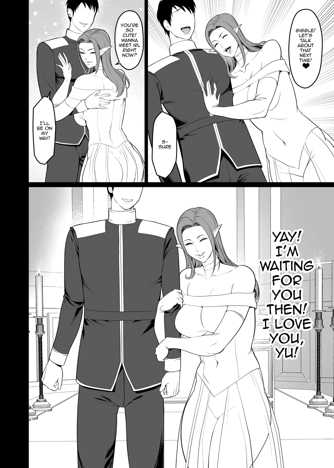 Game de Seiso datta Anoko wa Gal!? | That Girl Who Was So Pure In-game Turned Out To Be a Tall Gyaru!? page 42 original parody - milf big breasts hentai manga - read online free