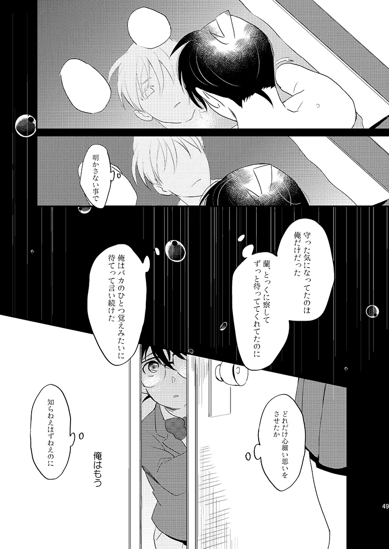 Sign Deep Inside page 51 featuring shinichi kudo detective conan parody - dark skin males only hentai manga - read online free