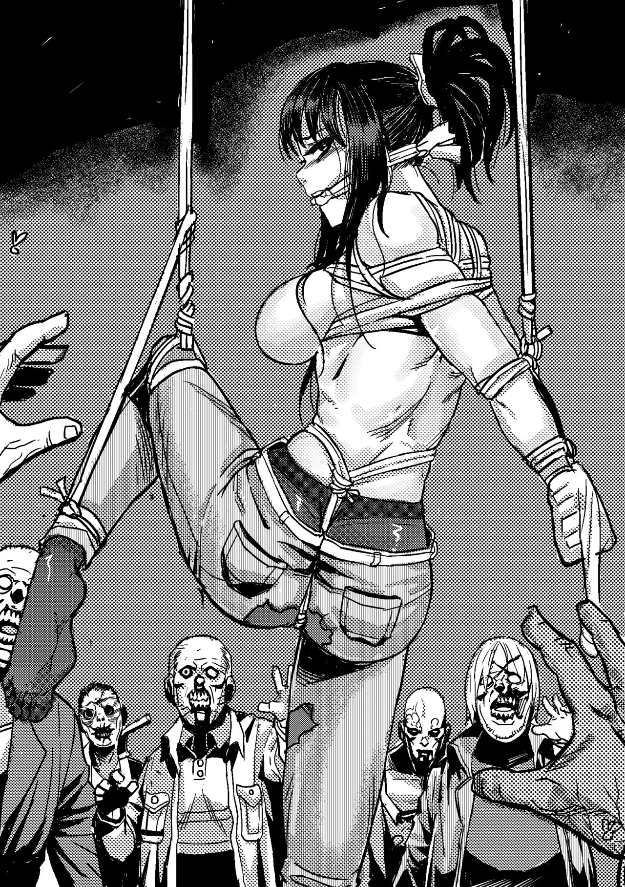 Zombie feeder page 31 original parody - gag bondage hentai manga - read online free