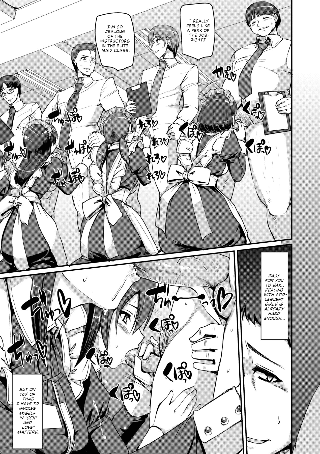 [Alexi Laiho] Maid Gakuen e Youkoso!! - Welcome to Maid Academy Ch. 1-3 [English] [Decensored] [Digital] page 39 - maid kissing hentai manga - read online free
