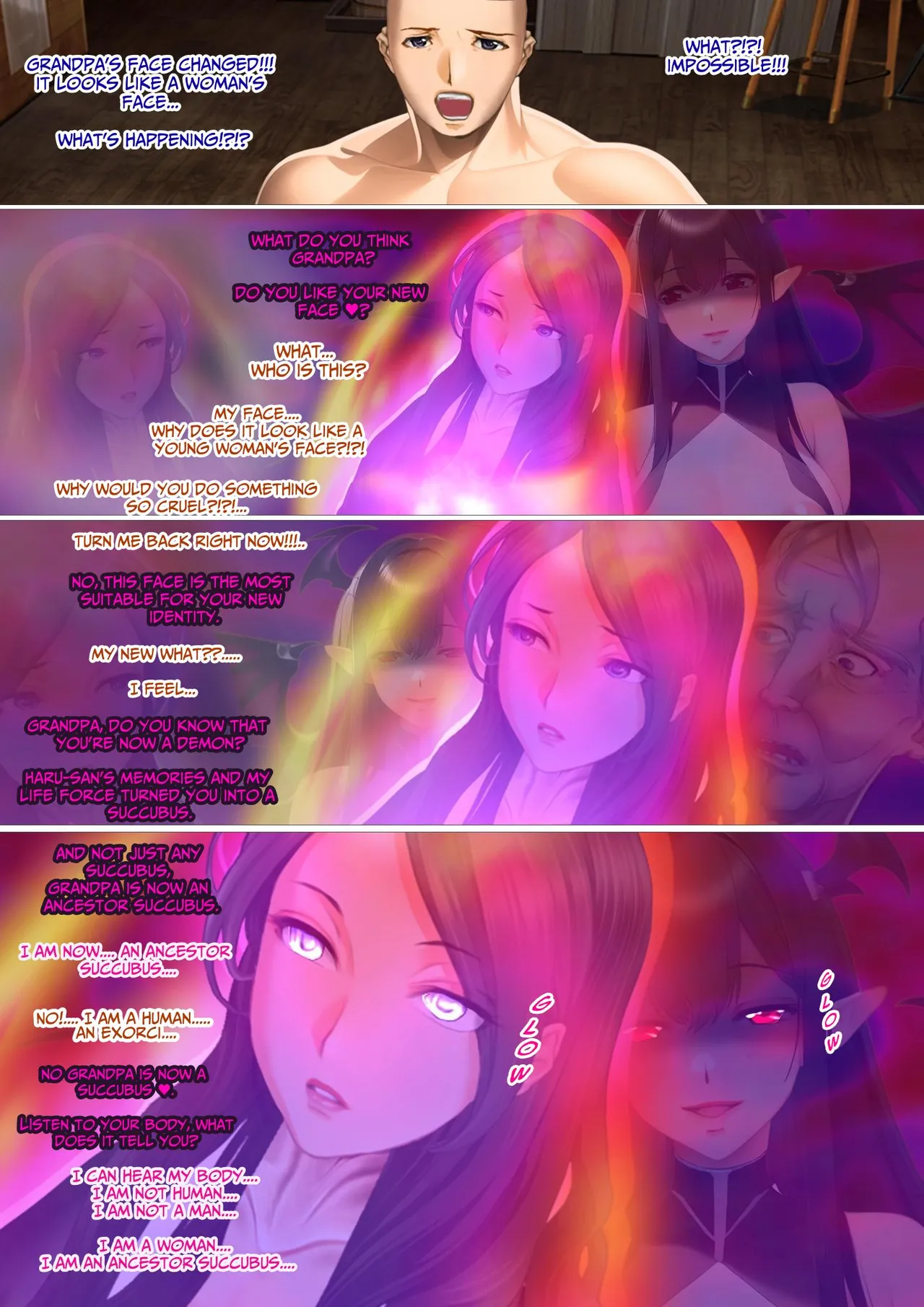The Succubus Box: A lewd and unusual fate befalls the exorcist grandfather and grandson. page 30 original parody - transformation demon girl hentai manga - read online free