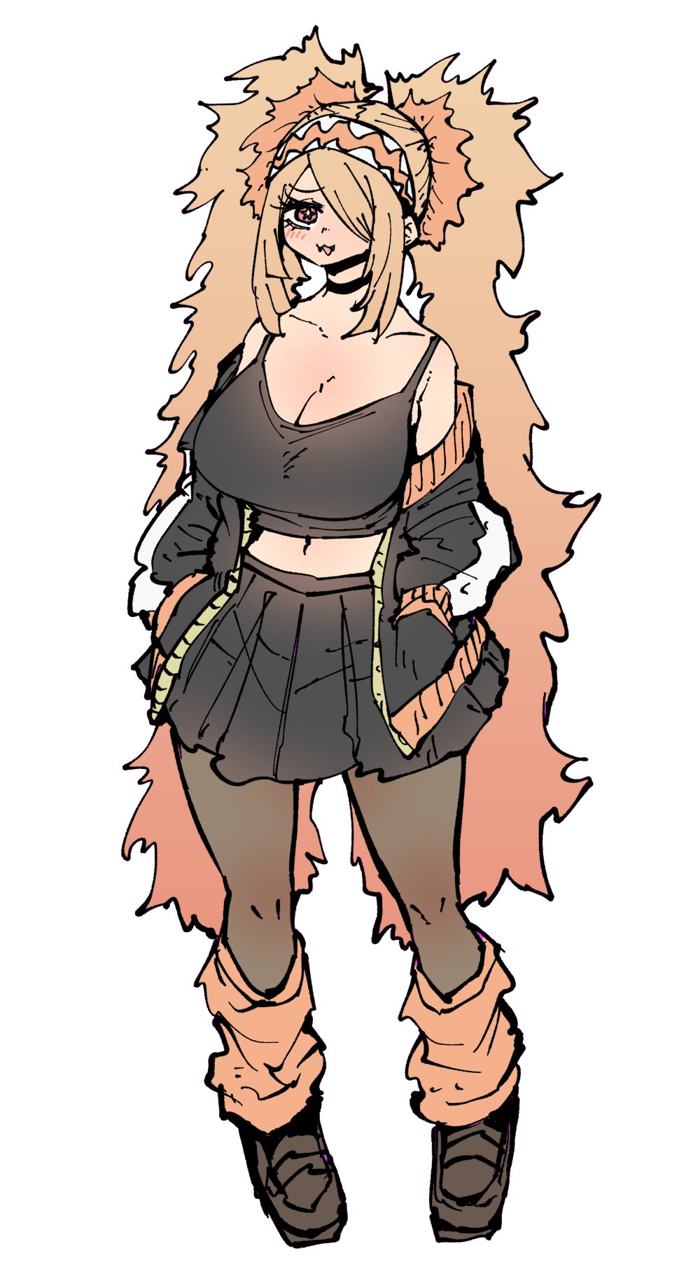 Hyena-chan ni Nerawarete | 被海伊娜醬盯上了 page 79 - unusual teeth big breasts hentai manga - read online free