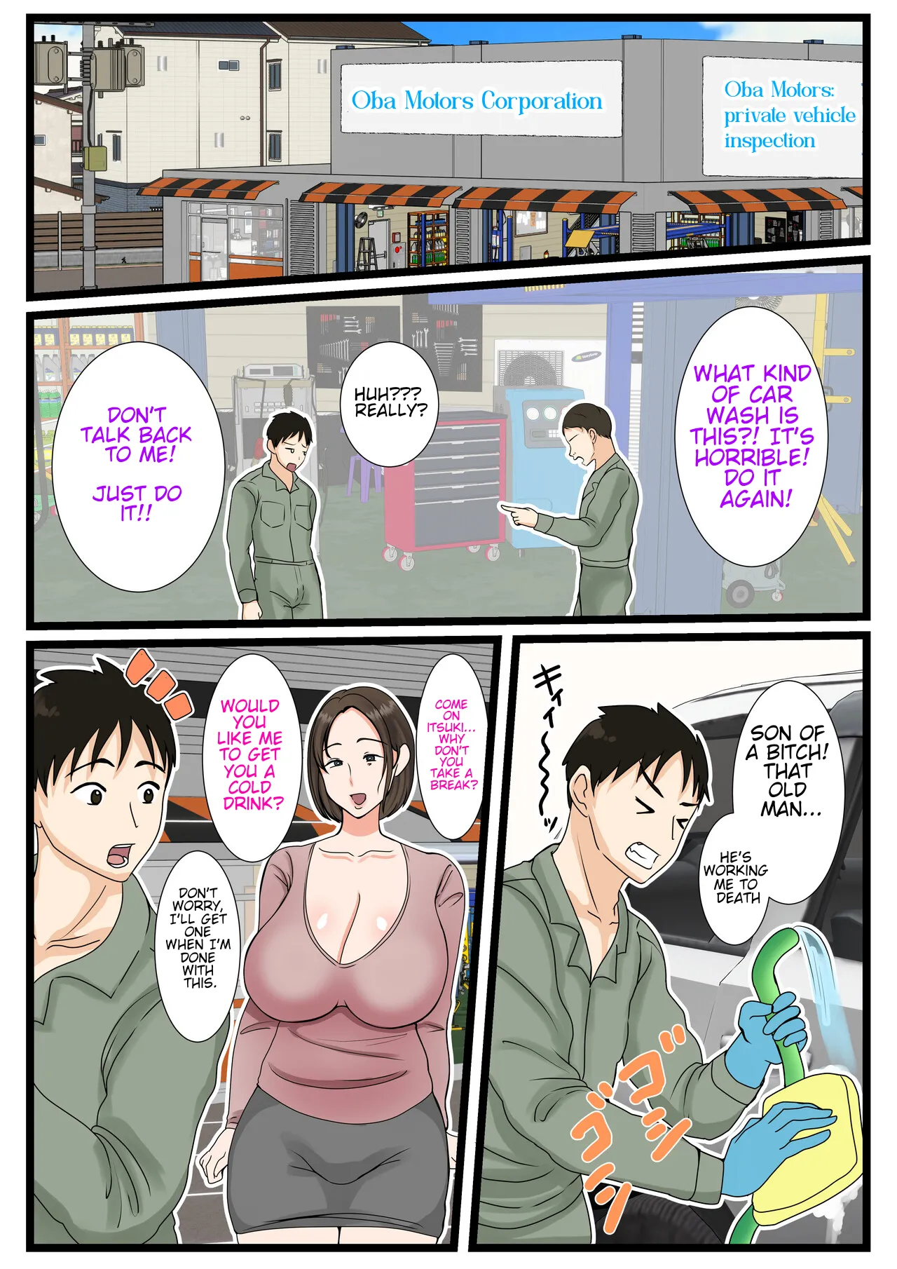 [Benii Kenkyuujo (Benisairo)] Ooba-san-chi no Okaa-san ~Musuko no Wagamama ni Juujun na Nichijou~ | The mother of the Oba Household ~A Daily Routine of Submission to her Son's Indulgences~ [English] page 27 original parody - squirting handjob hentai manga - read online free
