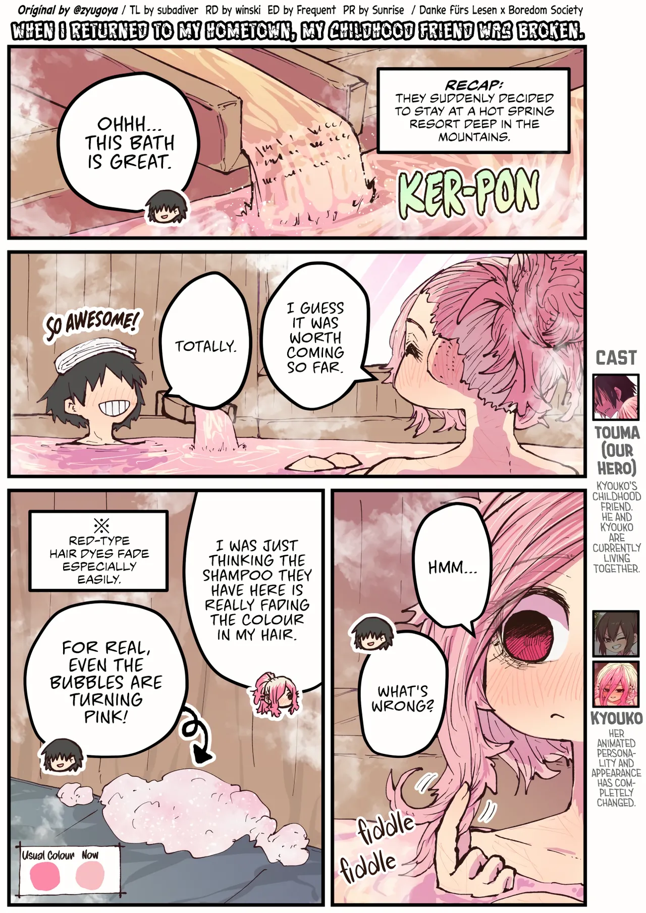 Jimoto ni Kaettekitara Osananajimi ga Kowareteta | When I Returned to My Hometown, My Childhood Friend was Broken page 108 original parody - squirting big breasts hentai manga - read online free