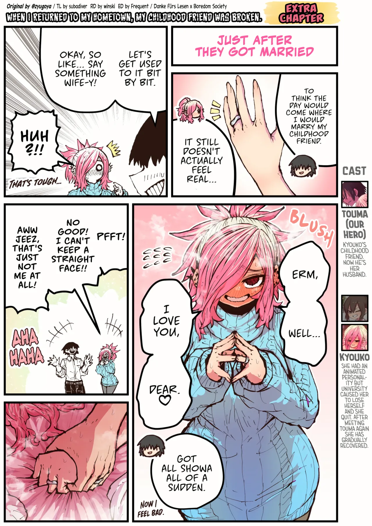 Jimoto ni Kaettekitara Osananajimi ga Kowareteta | When I Returned to My Hometown, My Childhood Friend was Broken page 152 original parody - squirting big breasts hentai manga - read online free