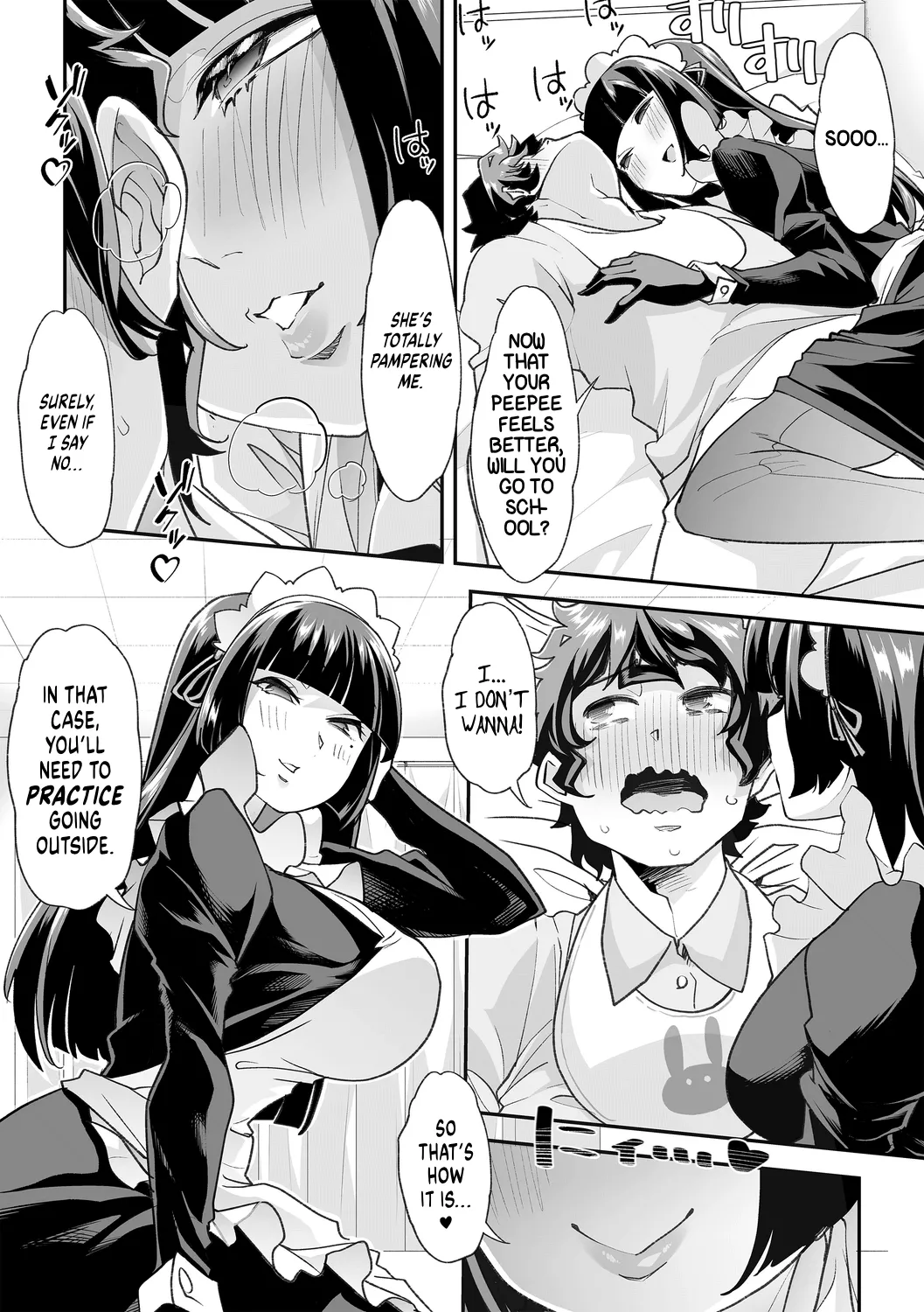 [Mitsuhime Moka] Haken Babu Sapo Aoi-san Ch. 1-5 [English] [Digital] page 50 - maid big breasts hentai manga - read online free