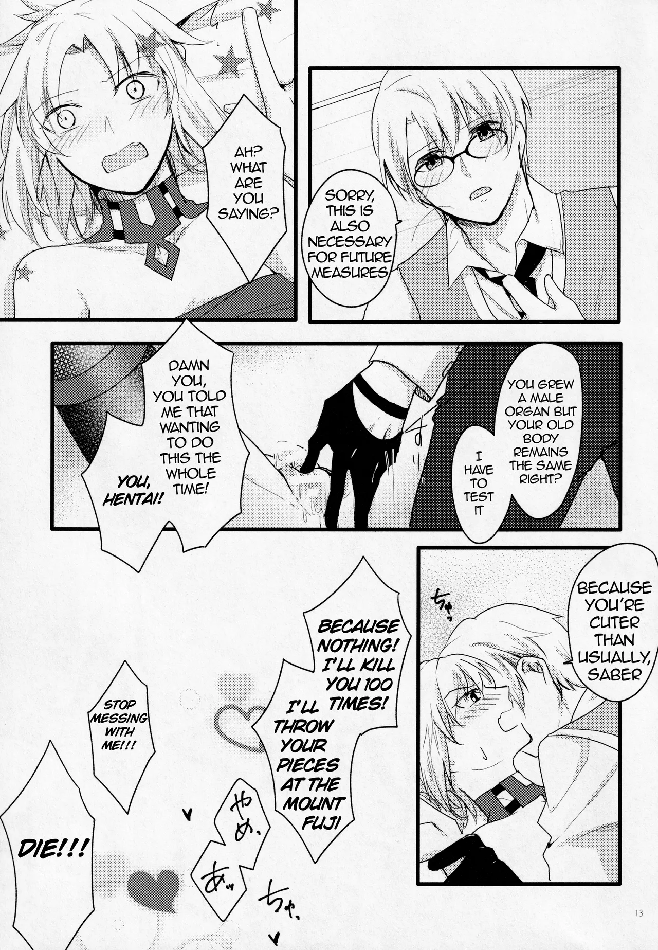 Fetish & Lips page 12 featuring mordred pendragon fate grand order parody - futanari body swap hentai manga - read online free