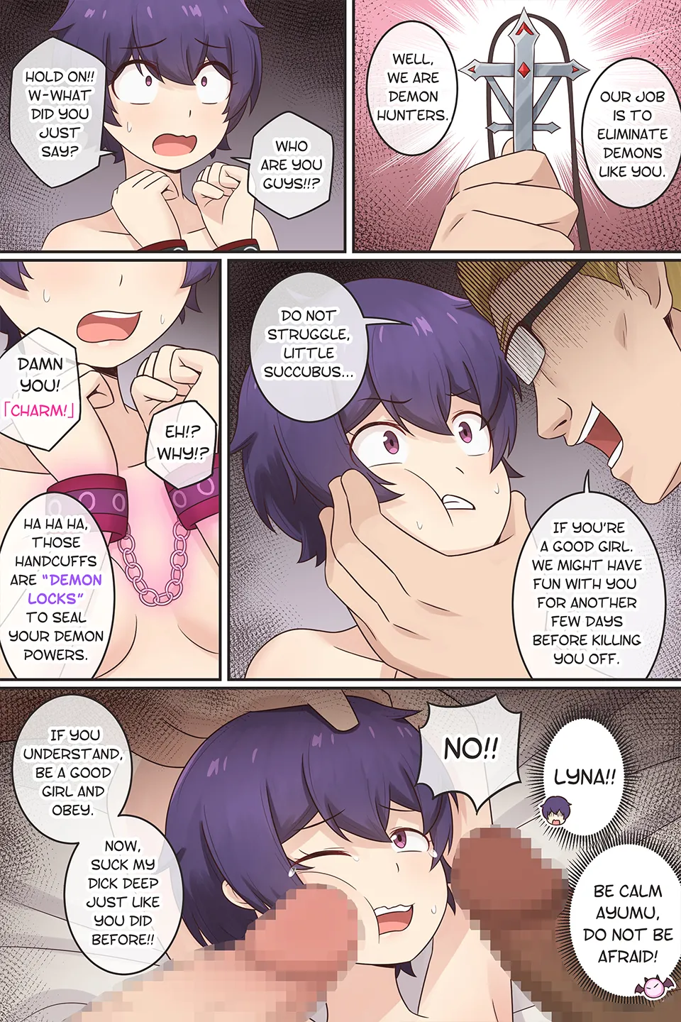 My Life as a Succubus Ch.11 page 10 original parody - mmf threesome group hentai manga - read online free