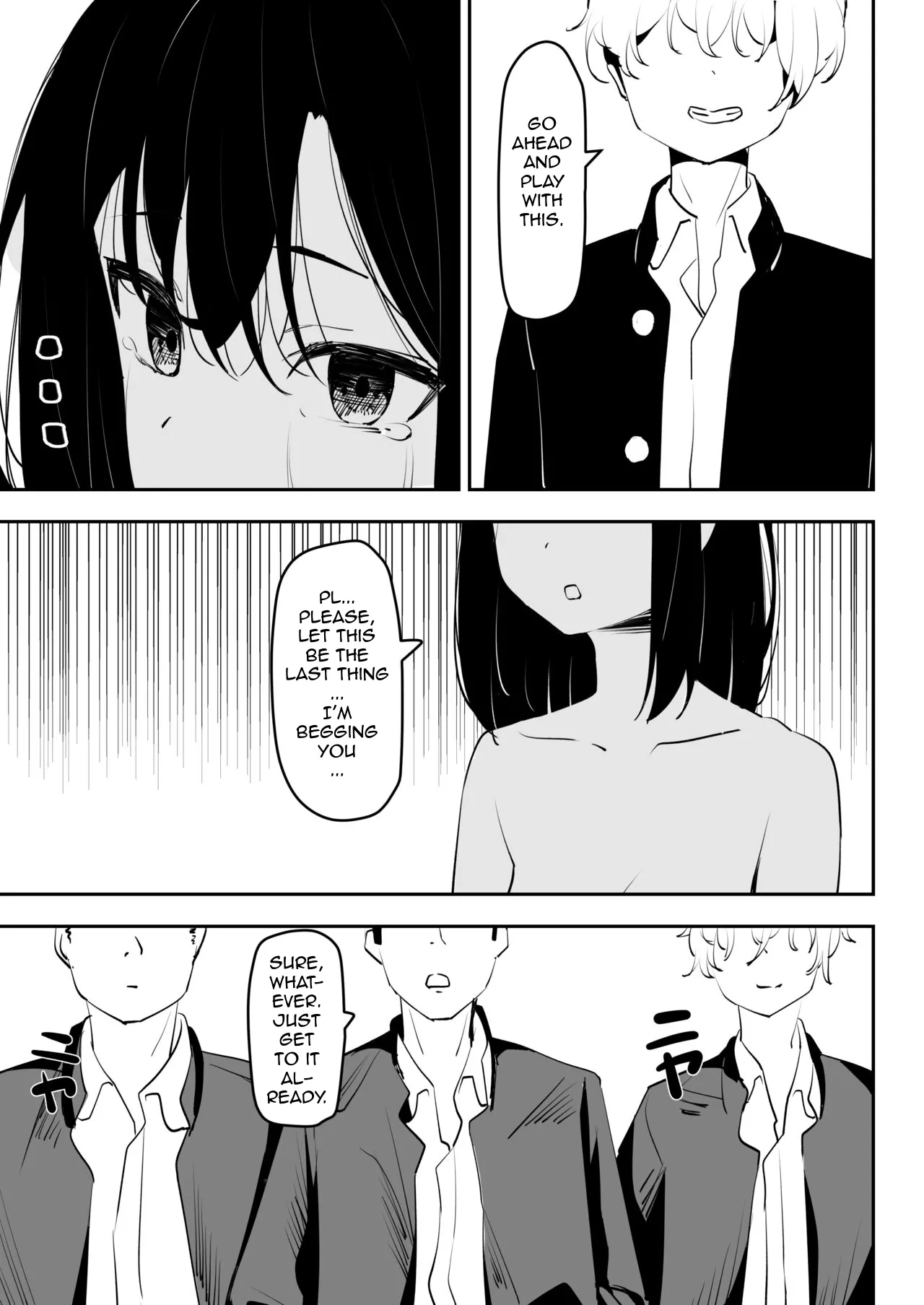 Ijime o Tomeyou to Shita Dake nanoni | All I Did Was Try And Stop Bullying page 21 original parody - humiliation schoolboy uniform hentai manga - read online free