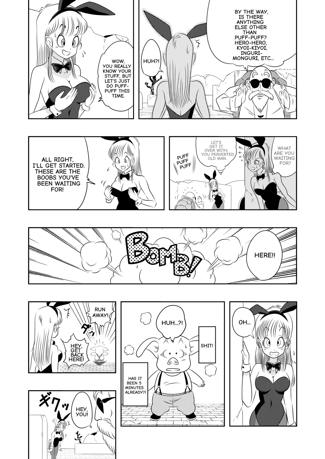Revenge on Frypan Mountain page 15 featuring master roshi dragon ball parody - old man nakadashi hentai manga - read online free