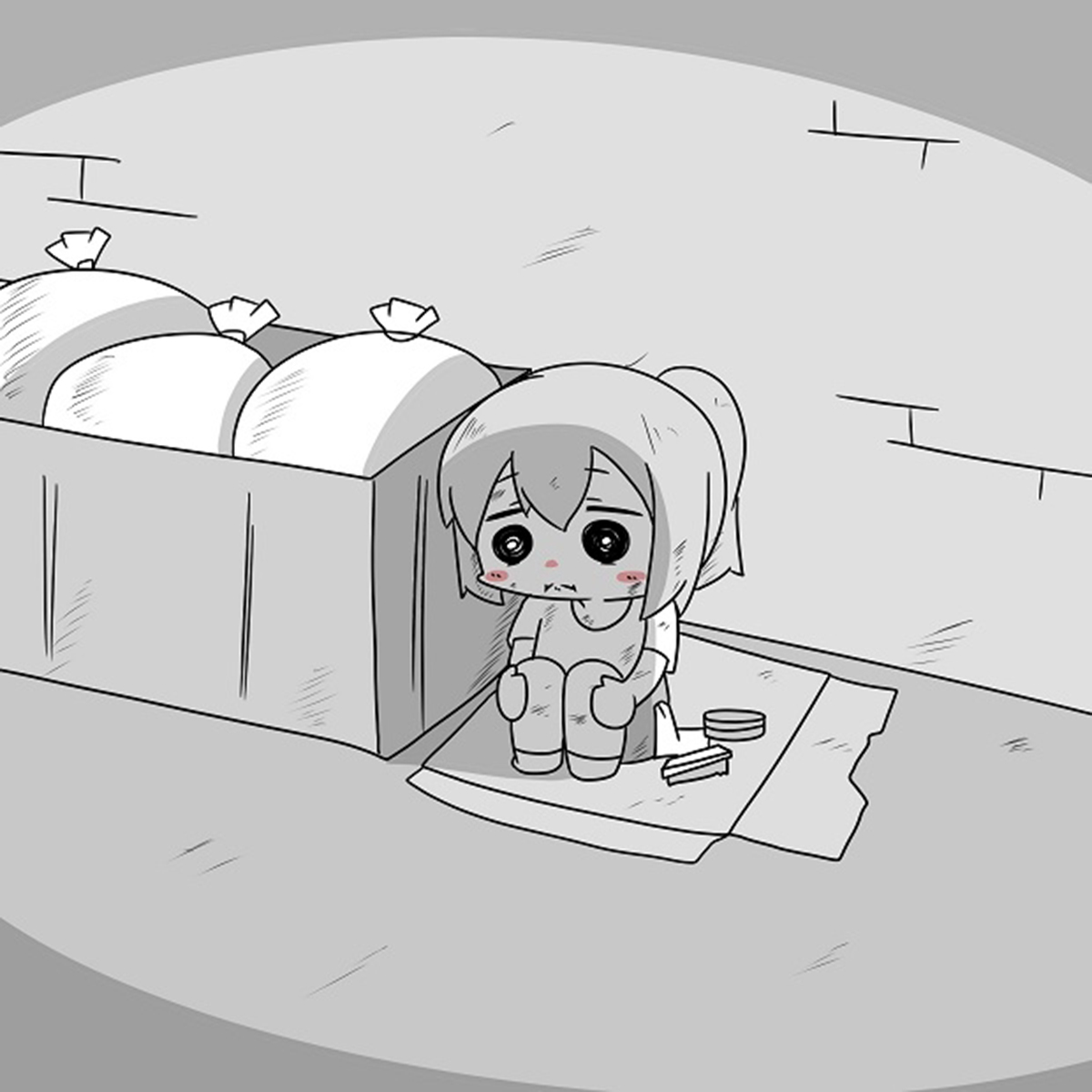 [Mr.A] Kanmusu Slum | 贫民窟的文月 (艦隊これくしょん -艦これ-)【上甘岭个人汉化】 page 20 featuring fumizuki kantai collection parody - read online free